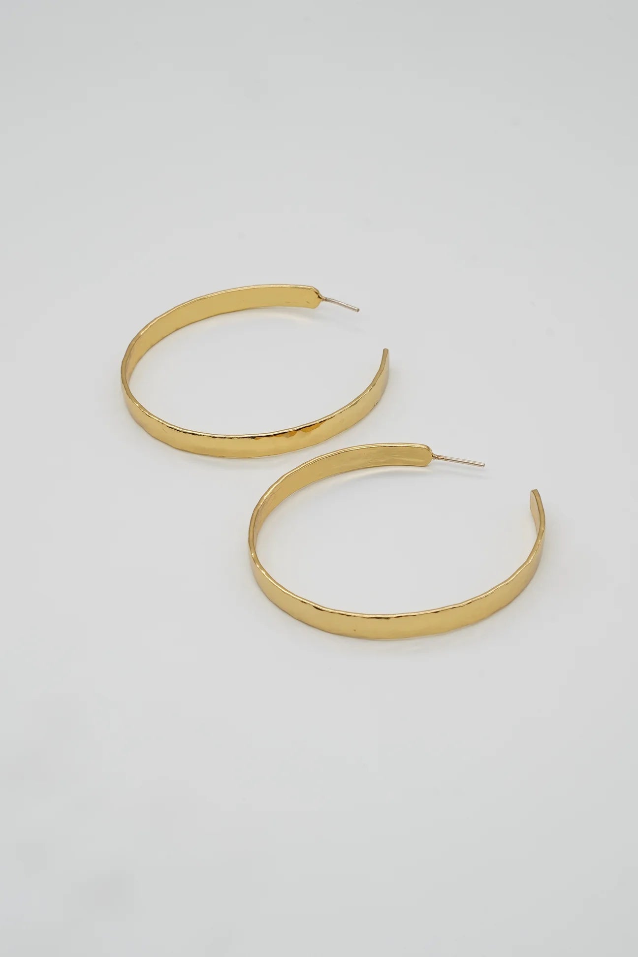 Hammered Hoops Big | Brenda Grands