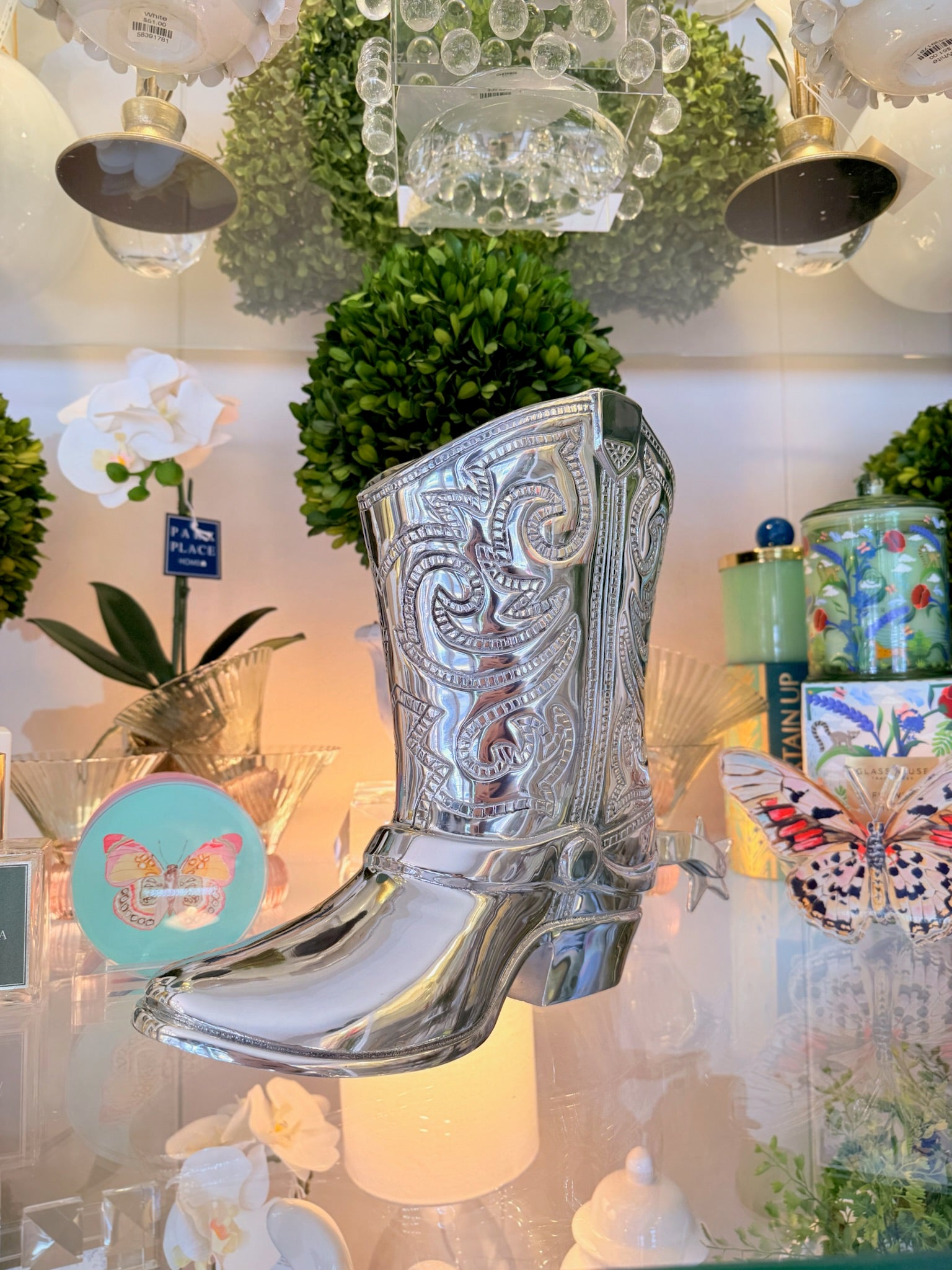 Western Cowboy Boot Wine Bucket/Vase | Beatriz Ball