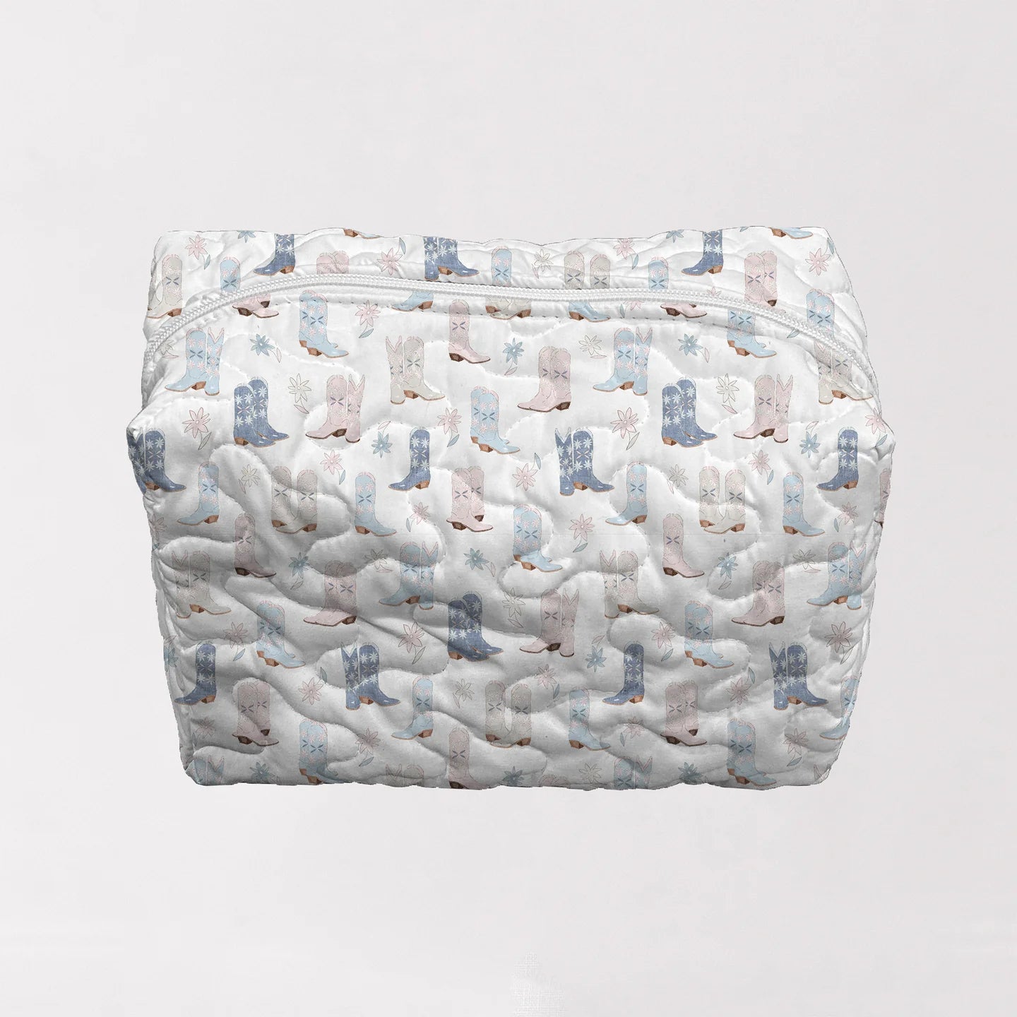 Large Quilted Makeup Bag | Ida Mae Home