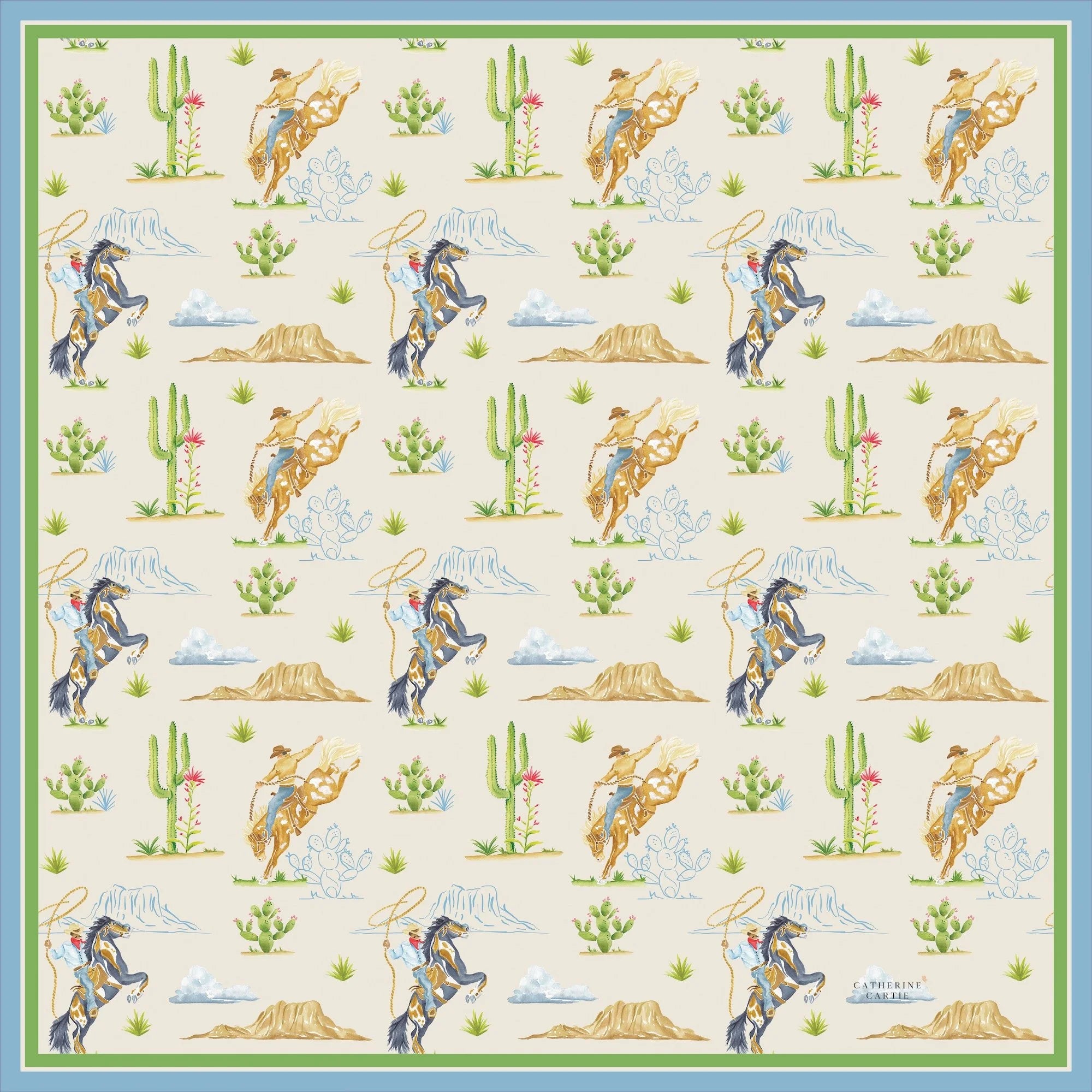 Rodeo Cowboy Scarf | Catherine Cartie