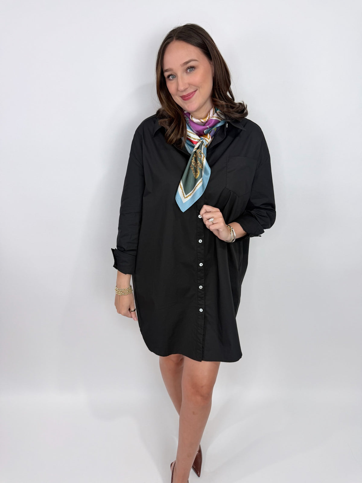 Ari Button-Down Dress