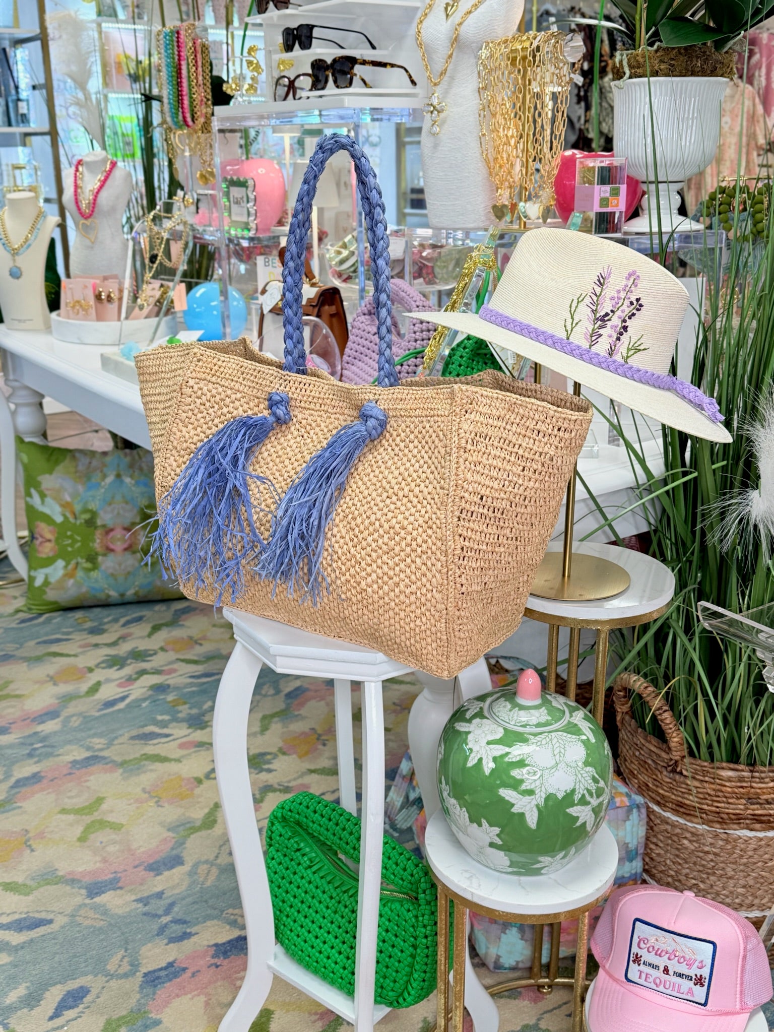 Camilla Raffia Tote | Baldiz