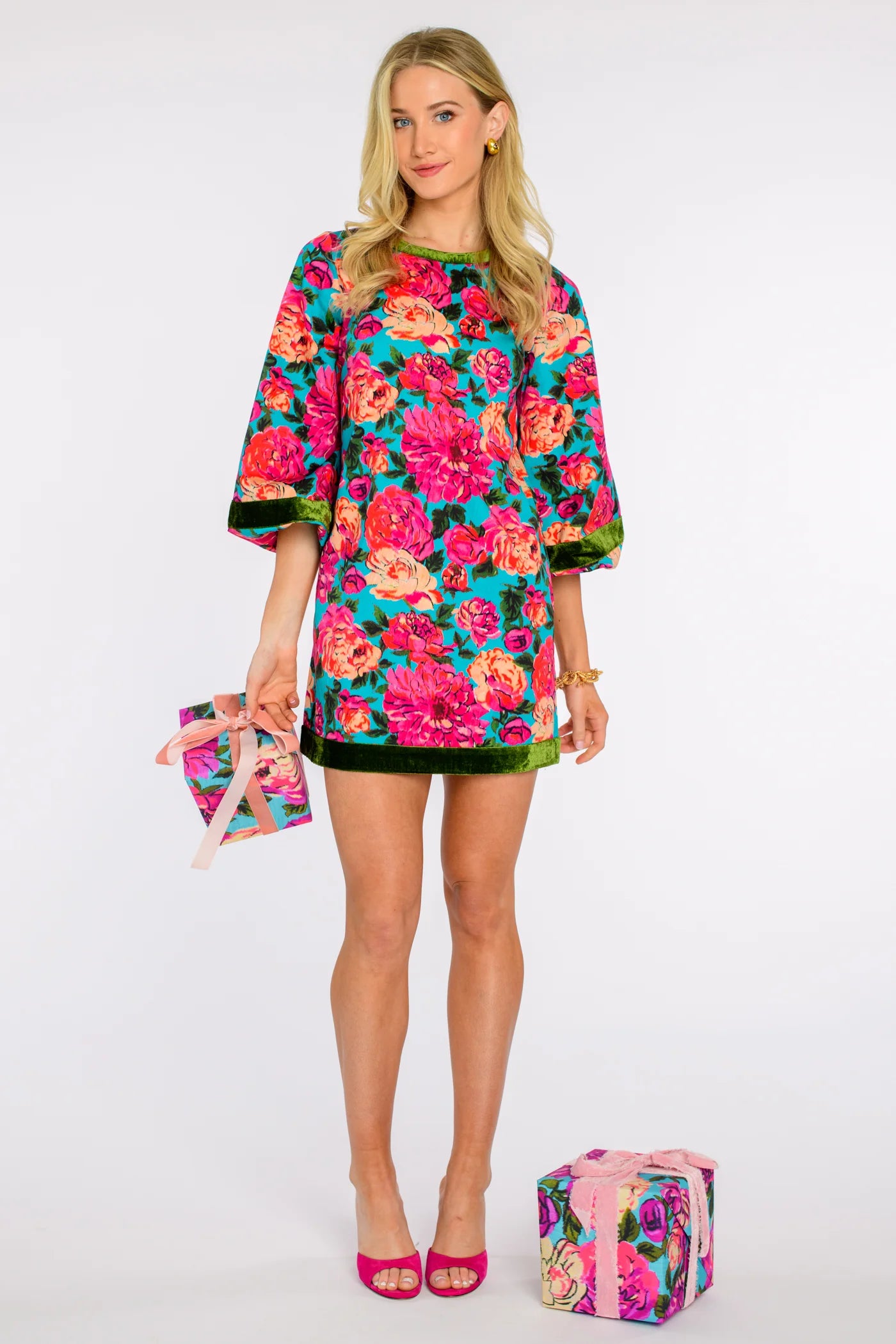 London Dress in Vintage Roses | Elizabeth James