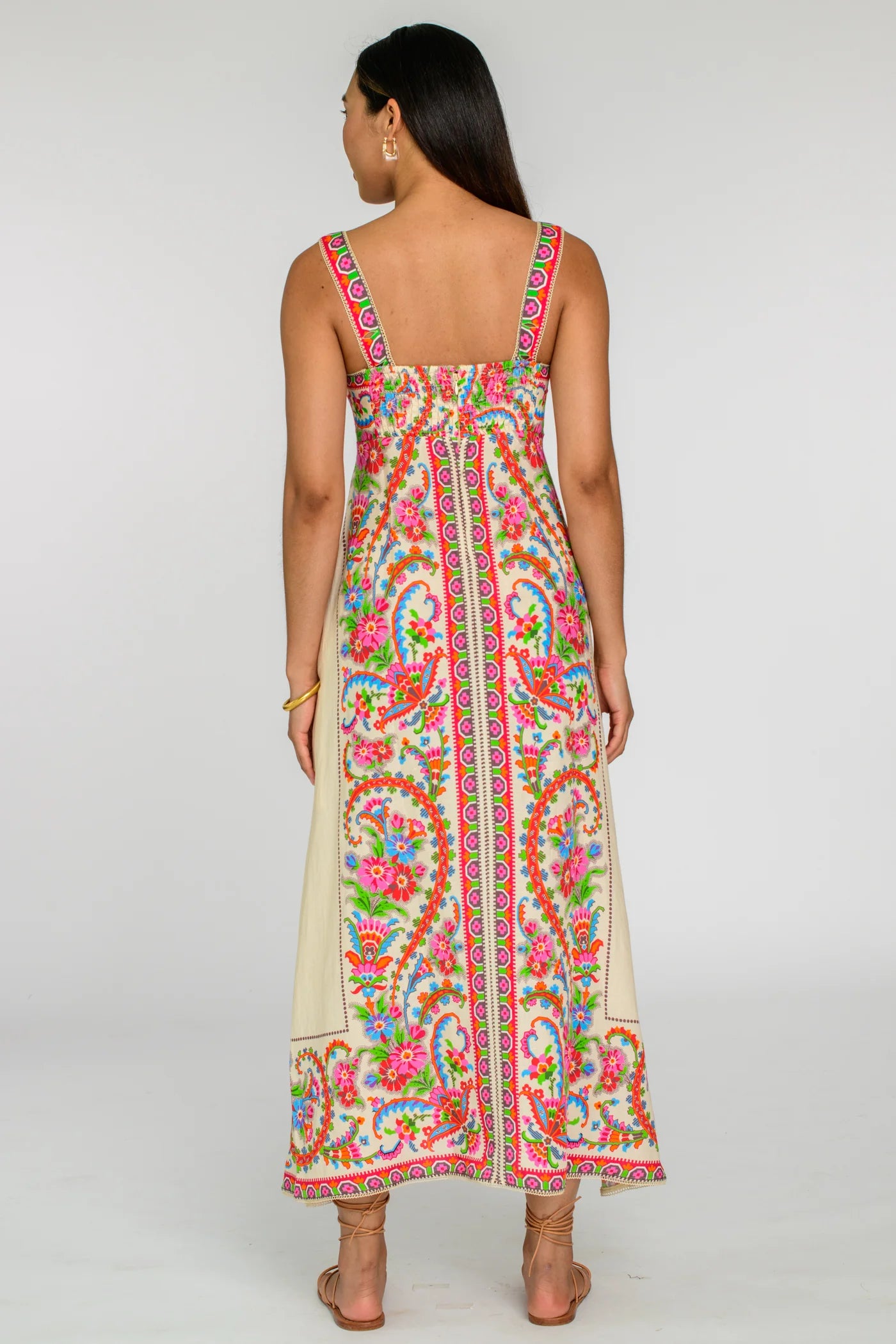 Annalisa Dress in Scroll with It | Elizabeth James