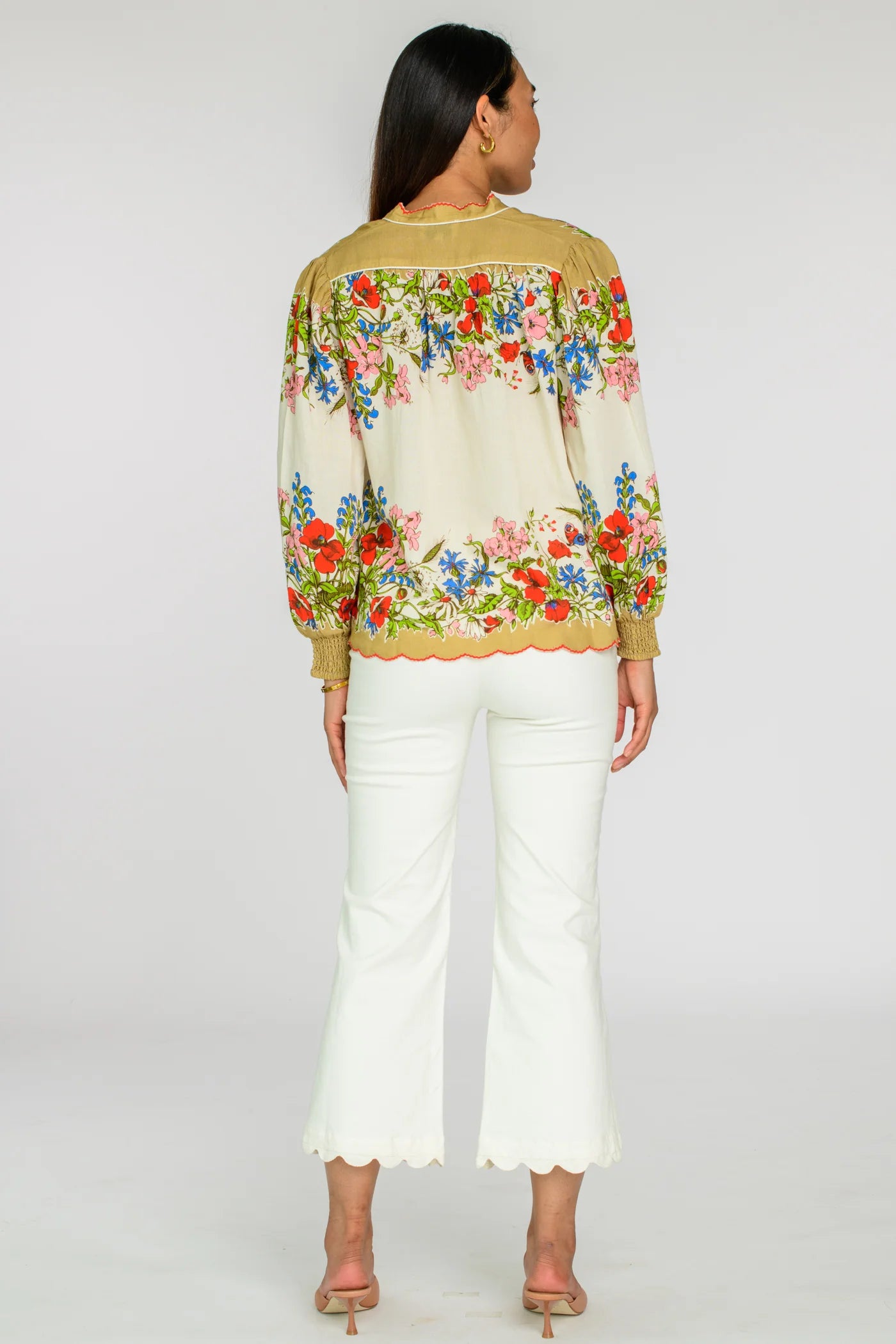 Emily Top in Butterfly Garden | Elizabeth James