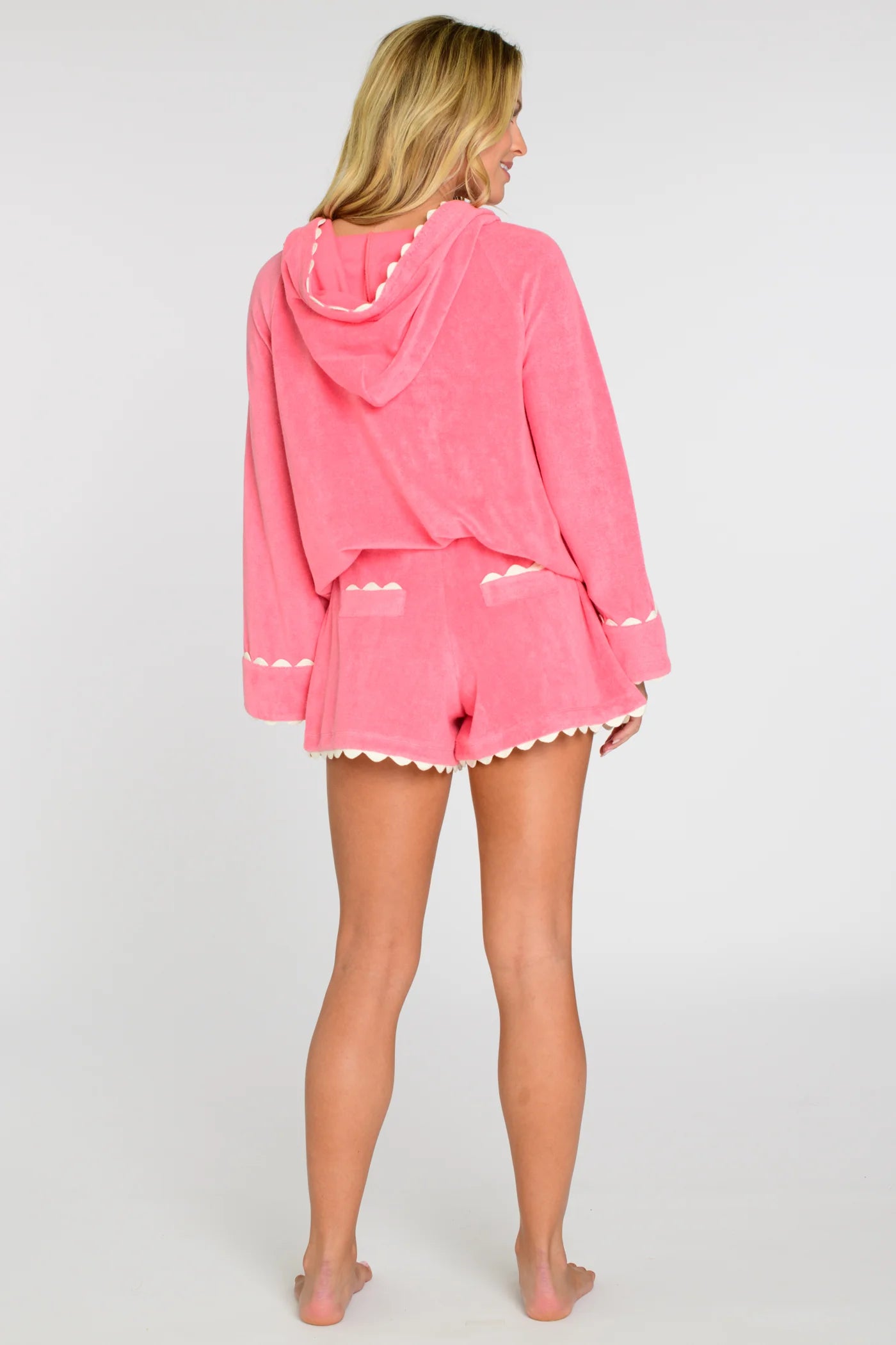 Lou Lou Hoodie in Strawberry Pink | Elizabeth James