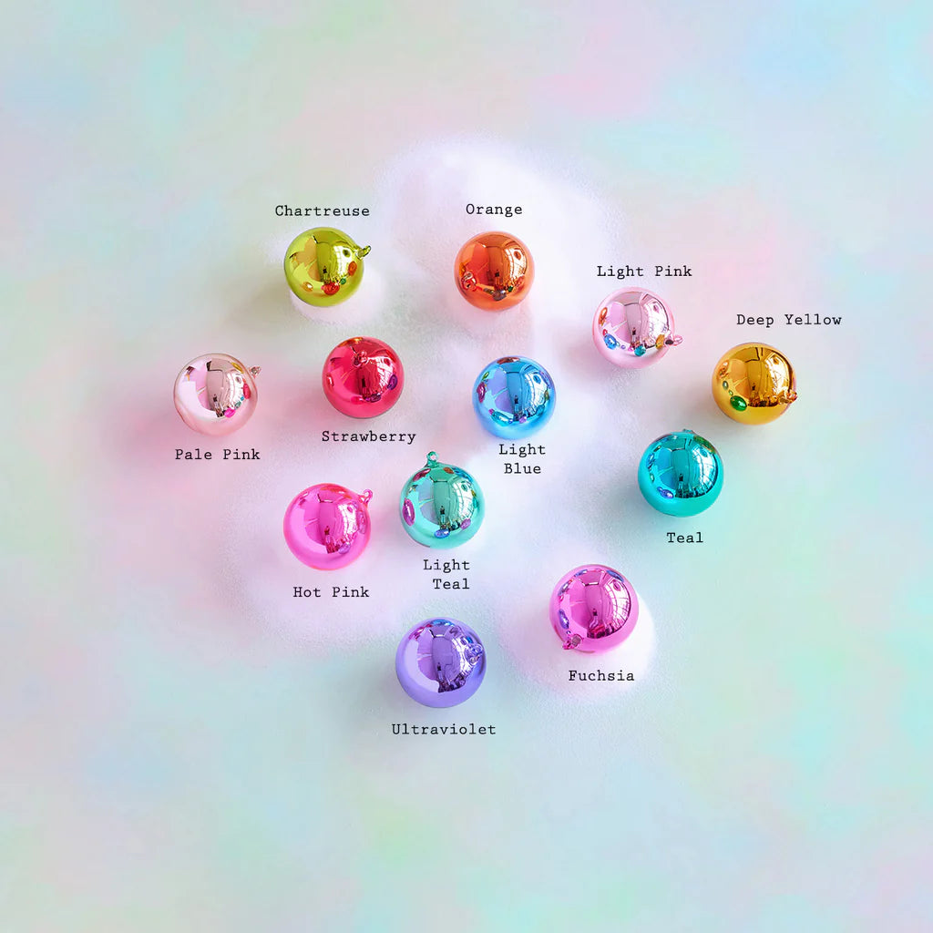 Rainbow Reflective Ball Ornament (5") | Glitterville