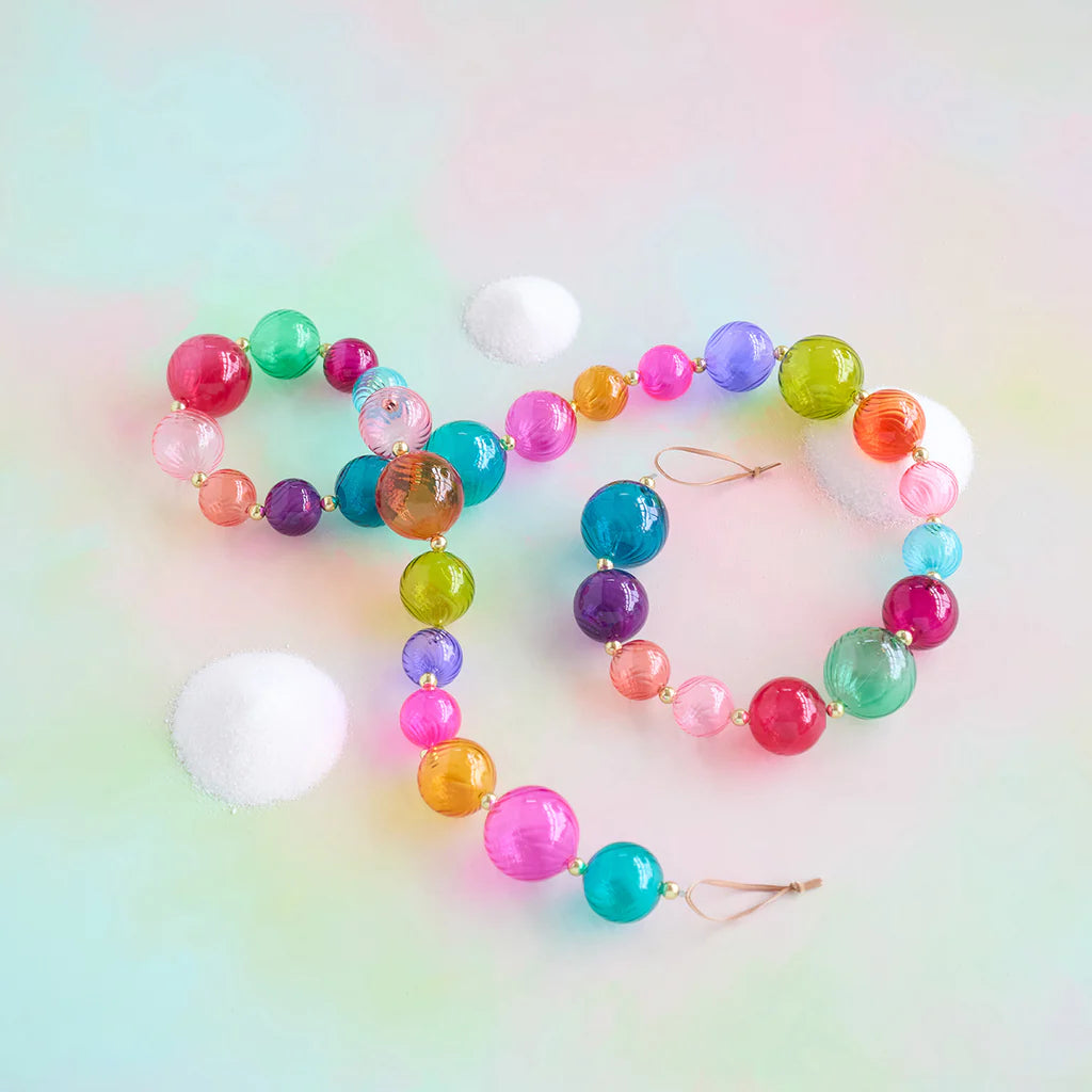 Swirl Ball Garland (75") | Glitterville
