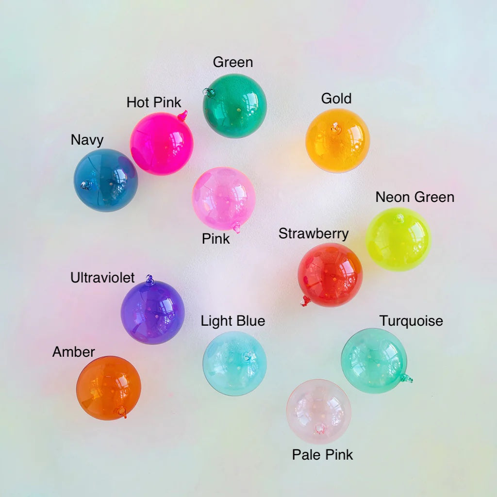Candy Ball Ornament (6") | Glitterville