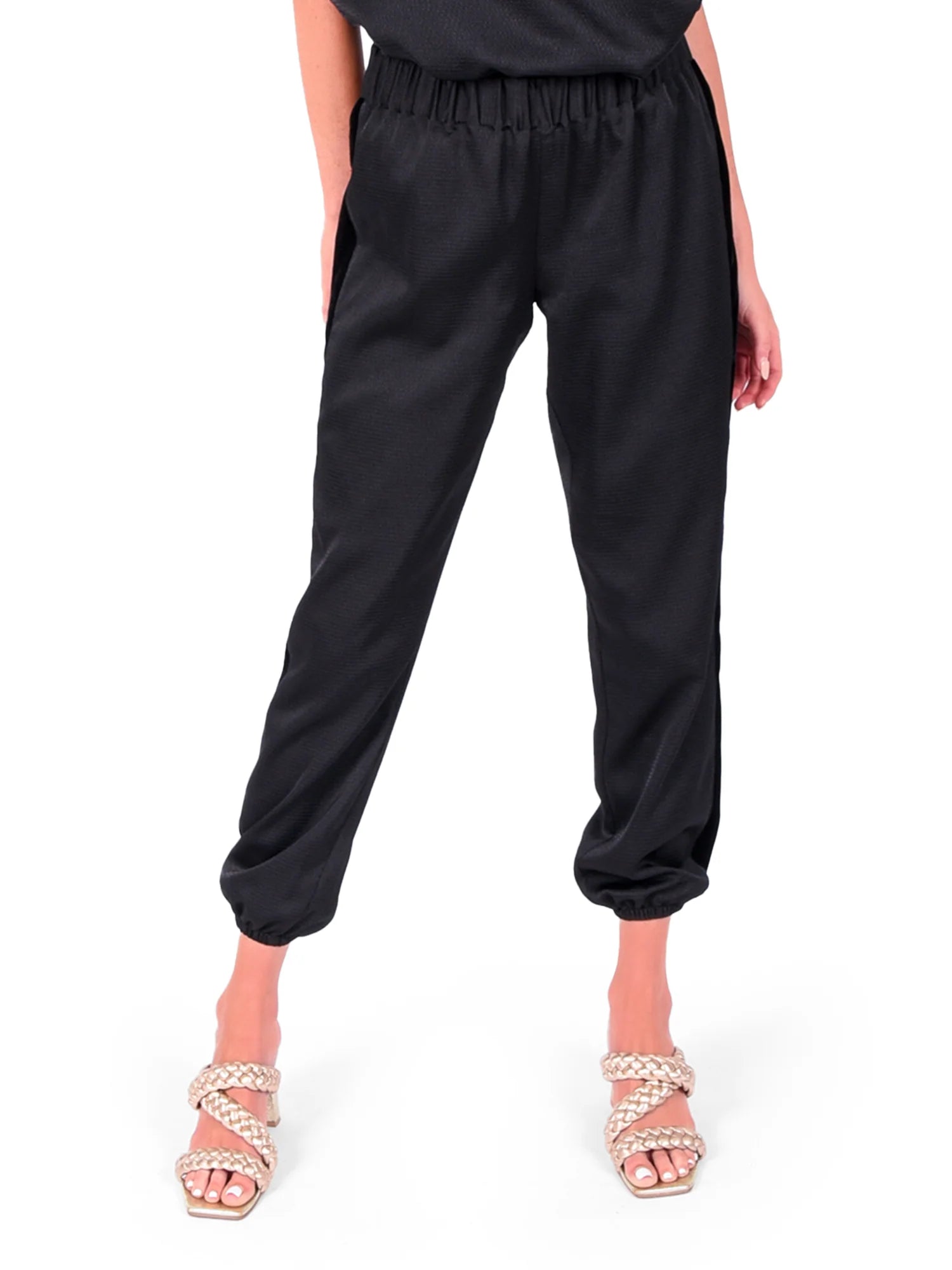 Downtown Jogger - Black Tuxedo | Emily McCarthyh