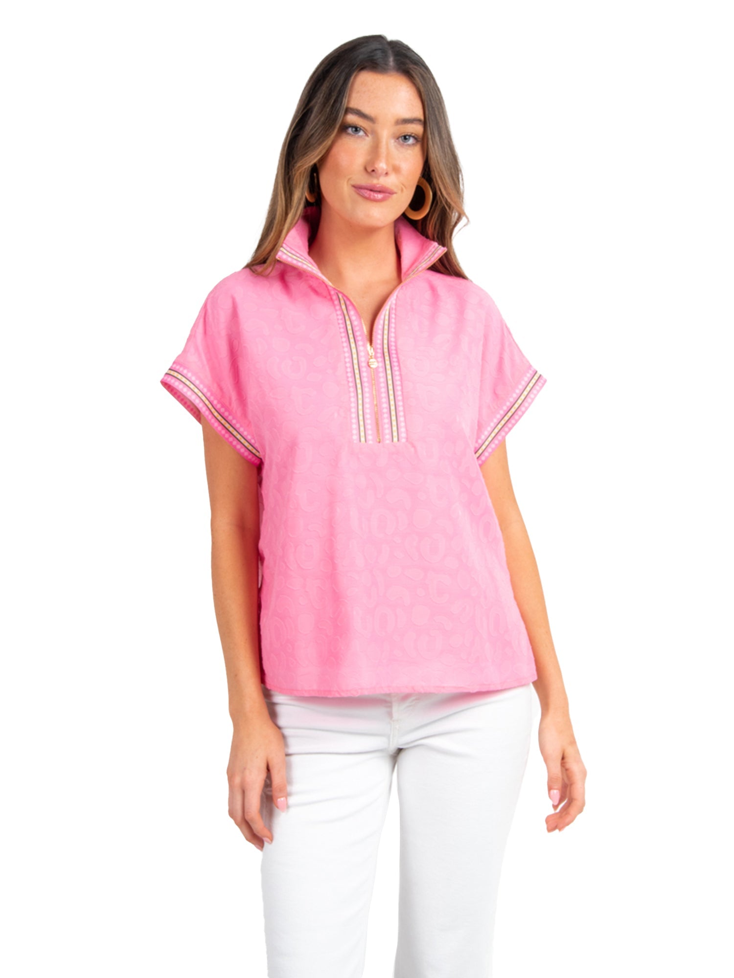 Poppy Pullover - Taffy Cheetah | Emily McCarthy