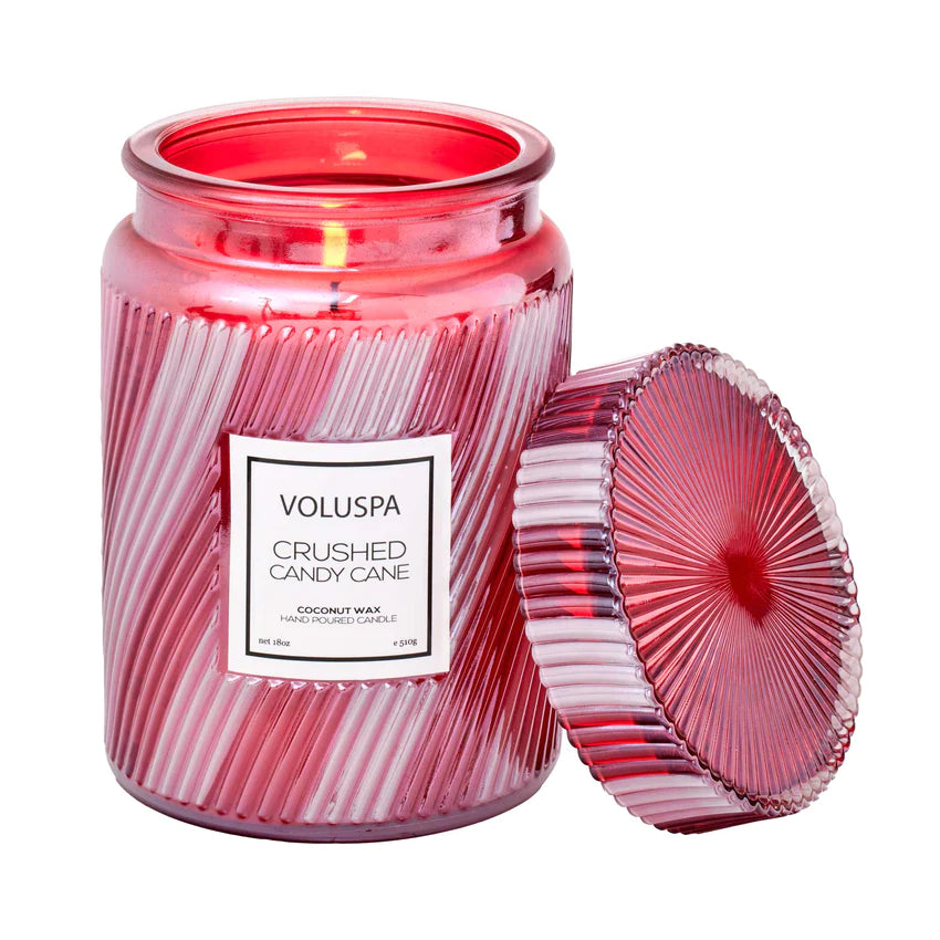 Crushed Candy Cane Candles | Voluspa