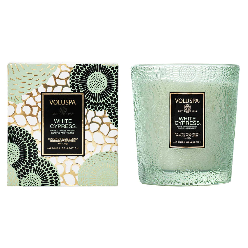 White Cypress Candles | Voluspa