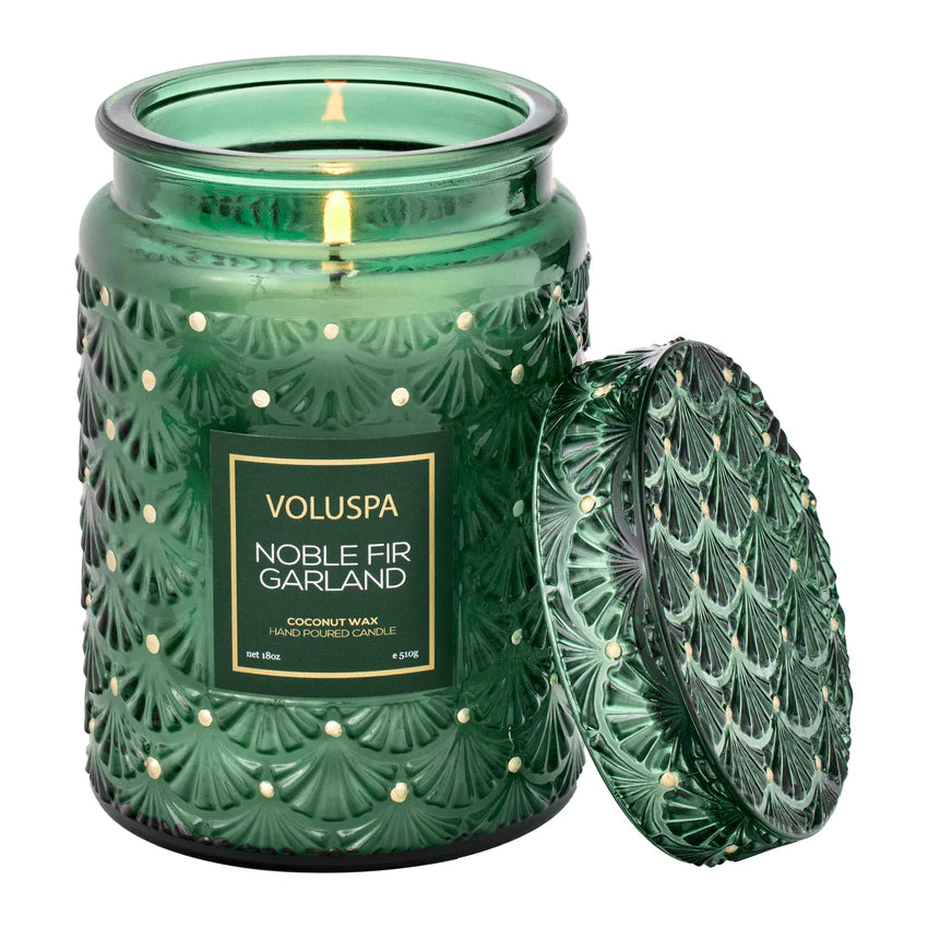 Noble Fir Garland Candles | Voluspa
