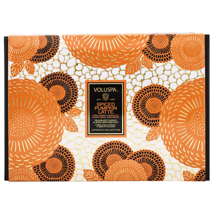 Spiced Pumpkin Latte - Demi Candle & Diffuser Gift Set | Voluspa