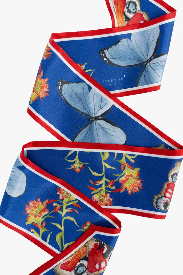 Collegiate Silk Ribbon Scarf | Catherine Cartie