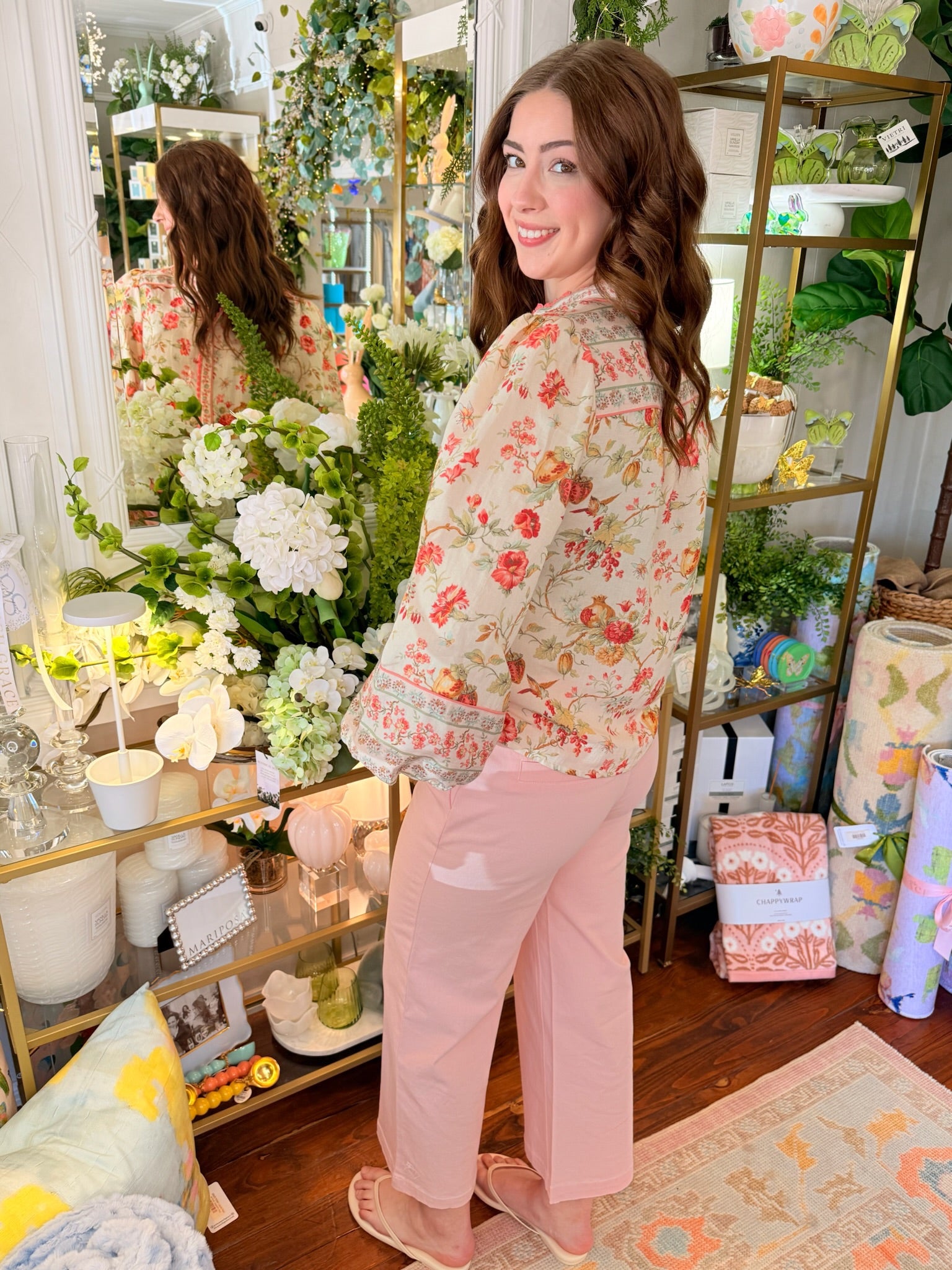 Emily Top in English Gardens | Elizabeth James