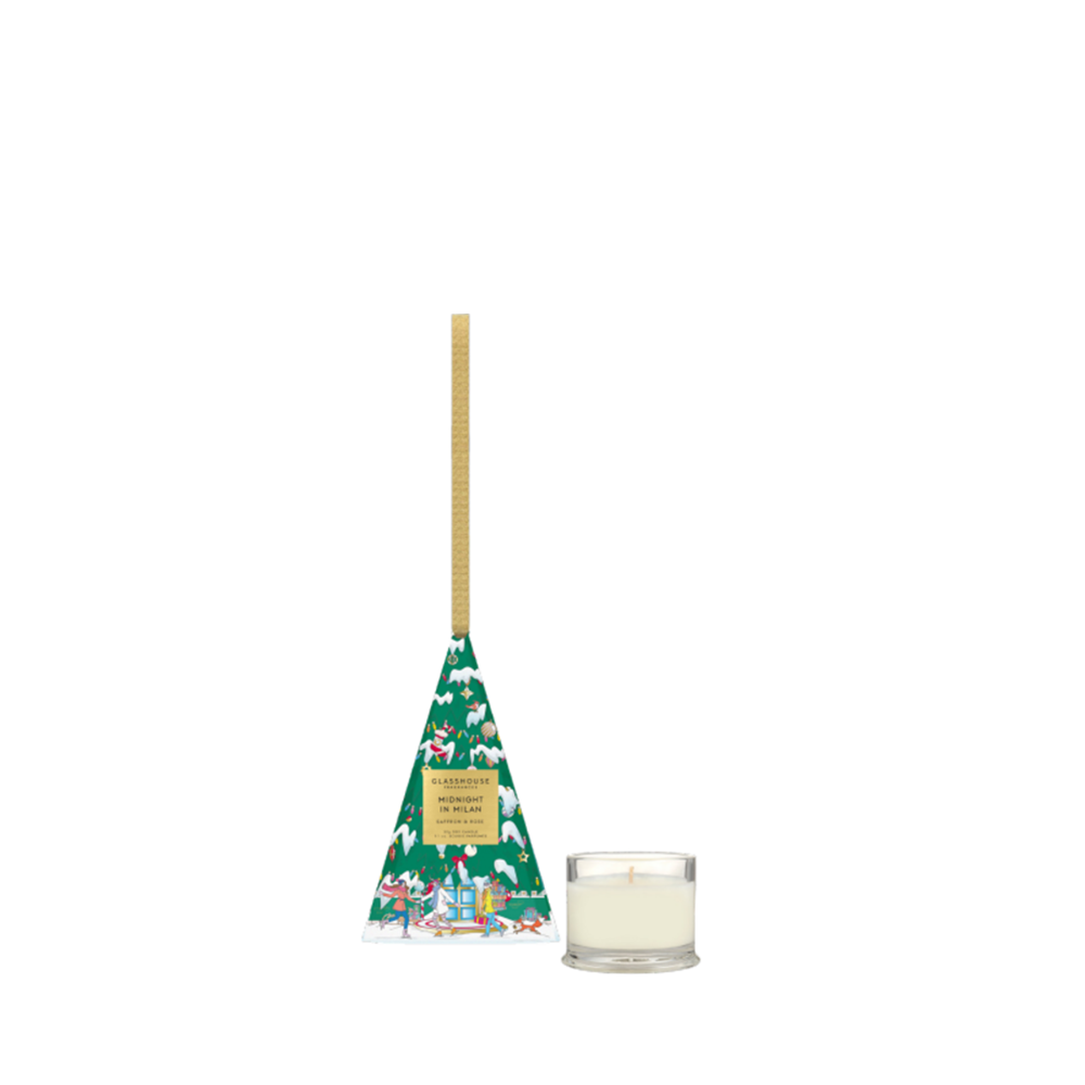 Christmas Bauble Candle - Midnight in Milan (1.01 oz) | Glasshouse Fragrances
