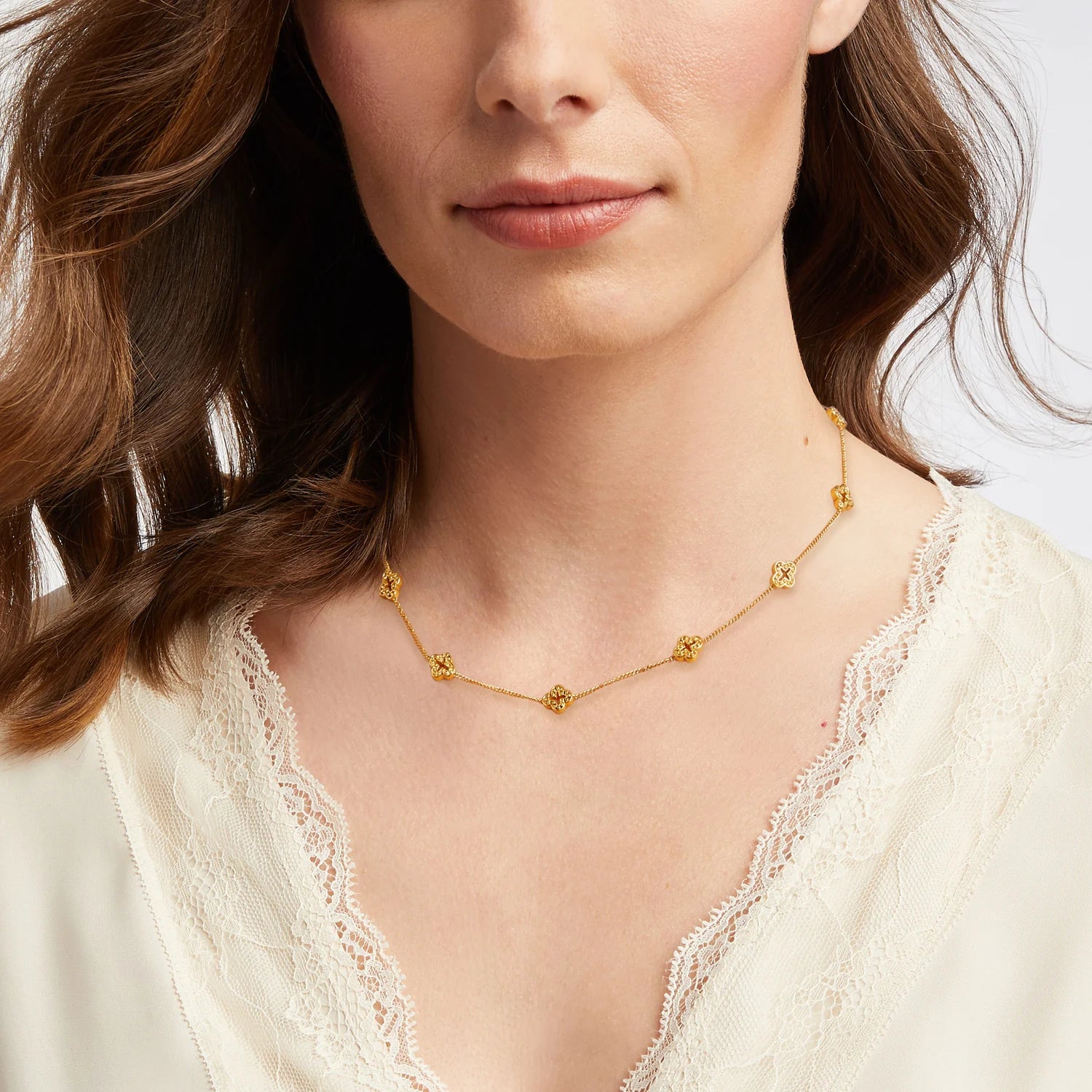 Florentine Delicate Station Necklace | Julie Vos