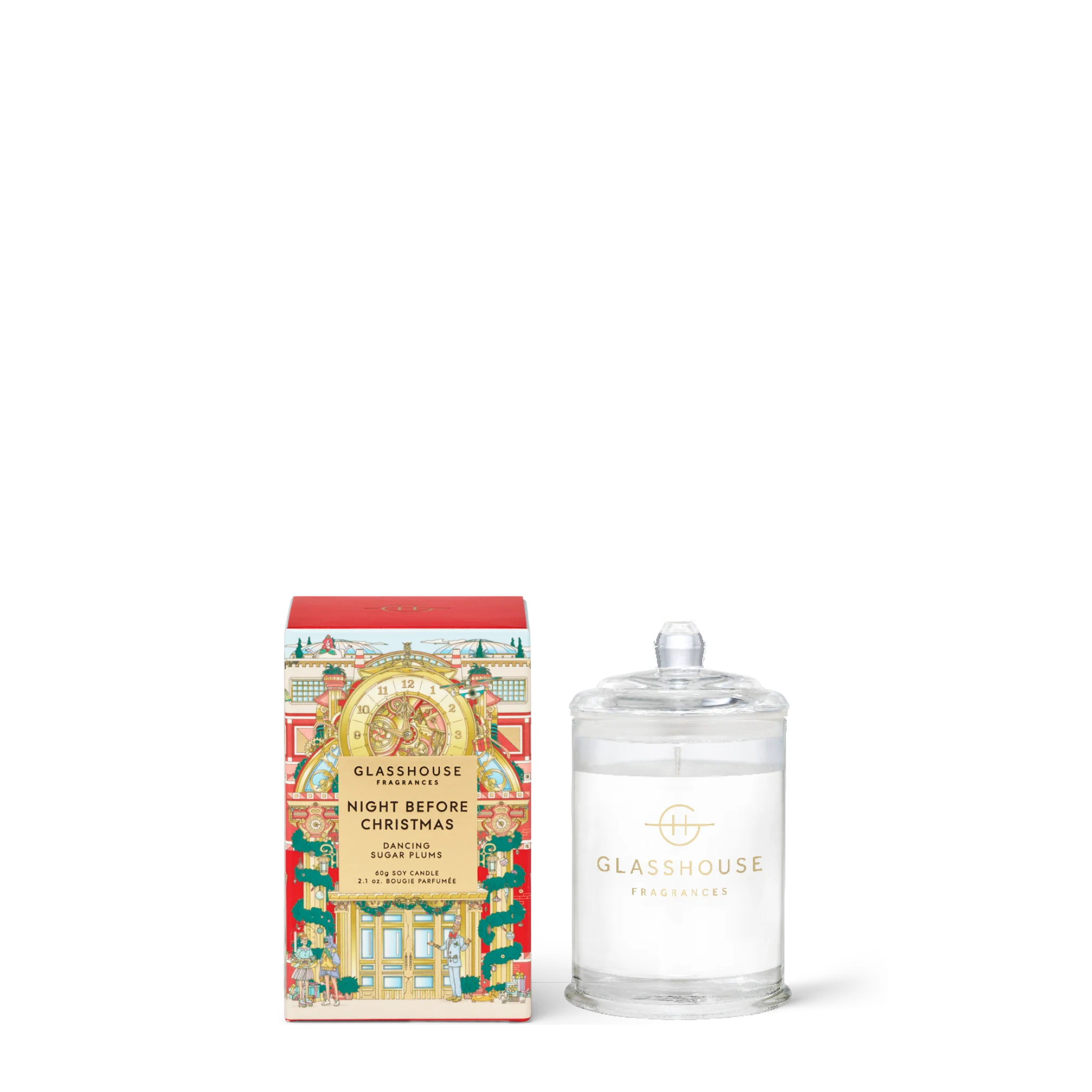 Christmas Candles (2.11 oz) | Glasshouse Fragrances