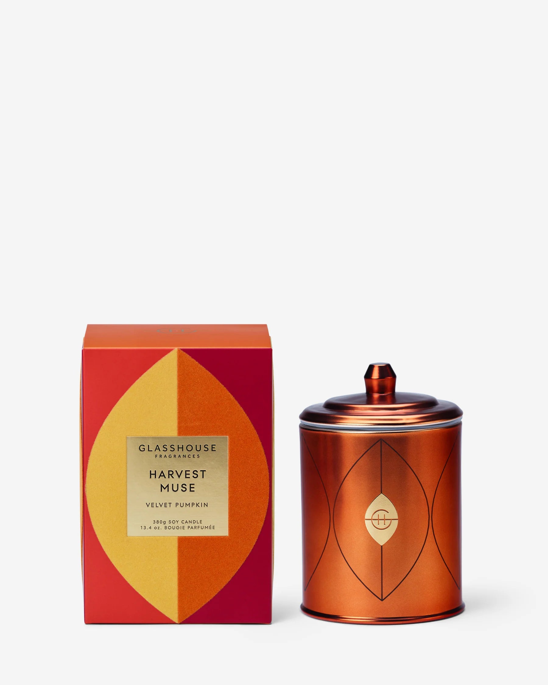 Harvest Muse - Velvet Pumpkin Candle | Glasshosue