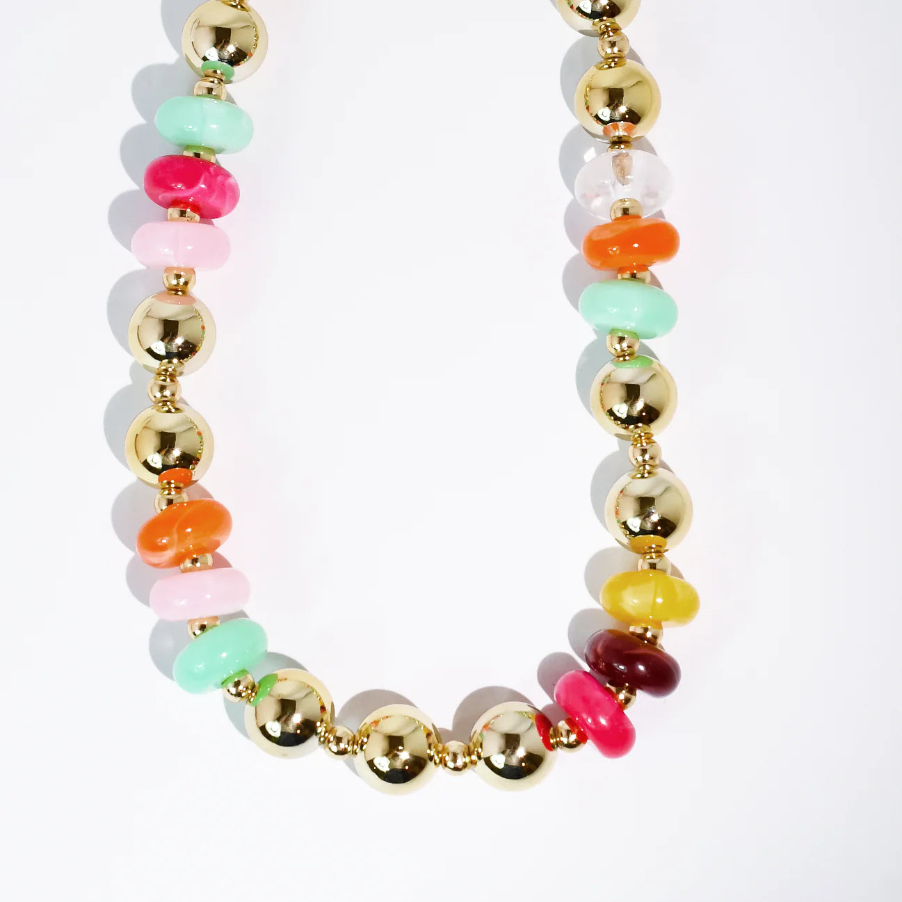 Gem Pop Gold Necklace
