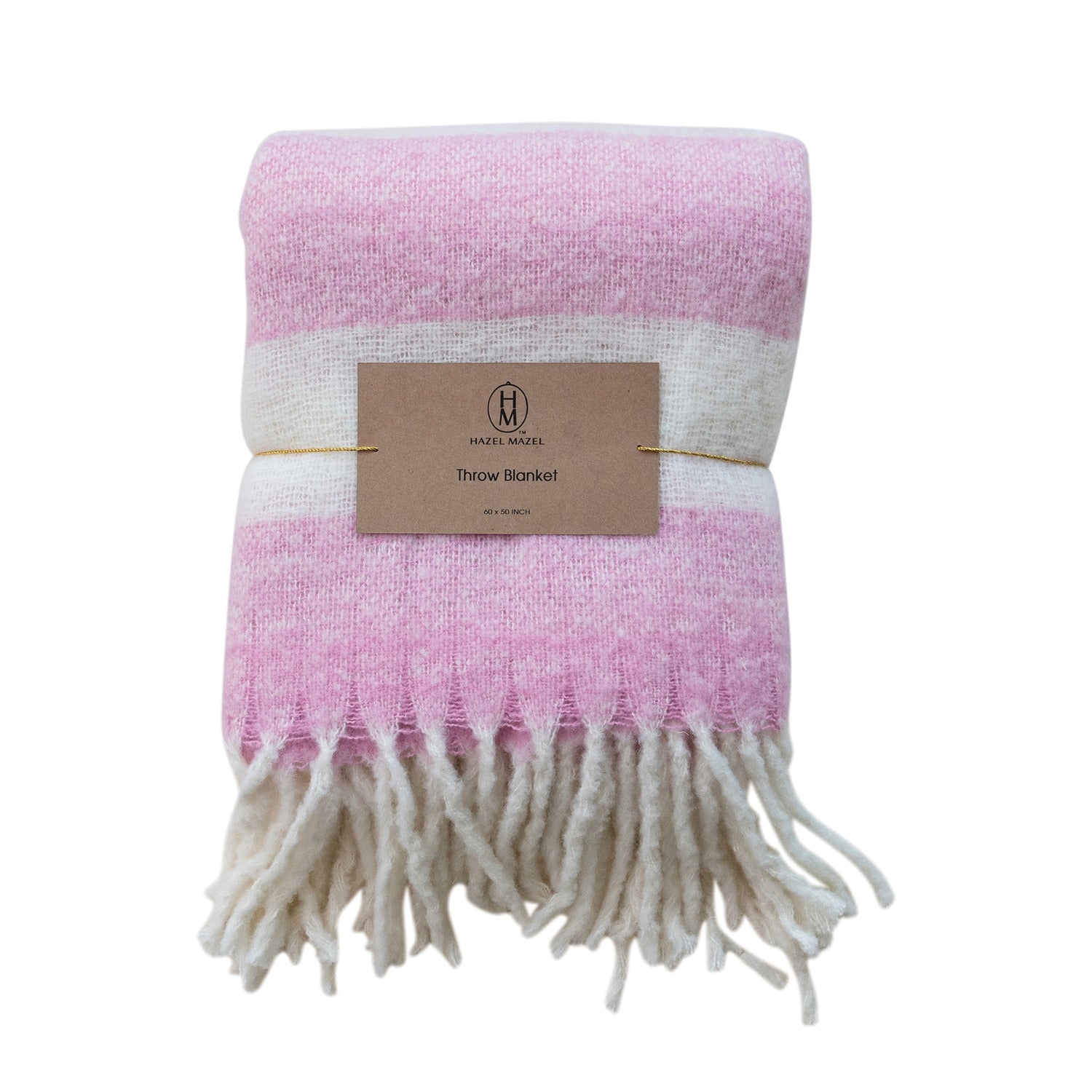 Brushed Acrylic & Wool Throw | Hazel Mazel