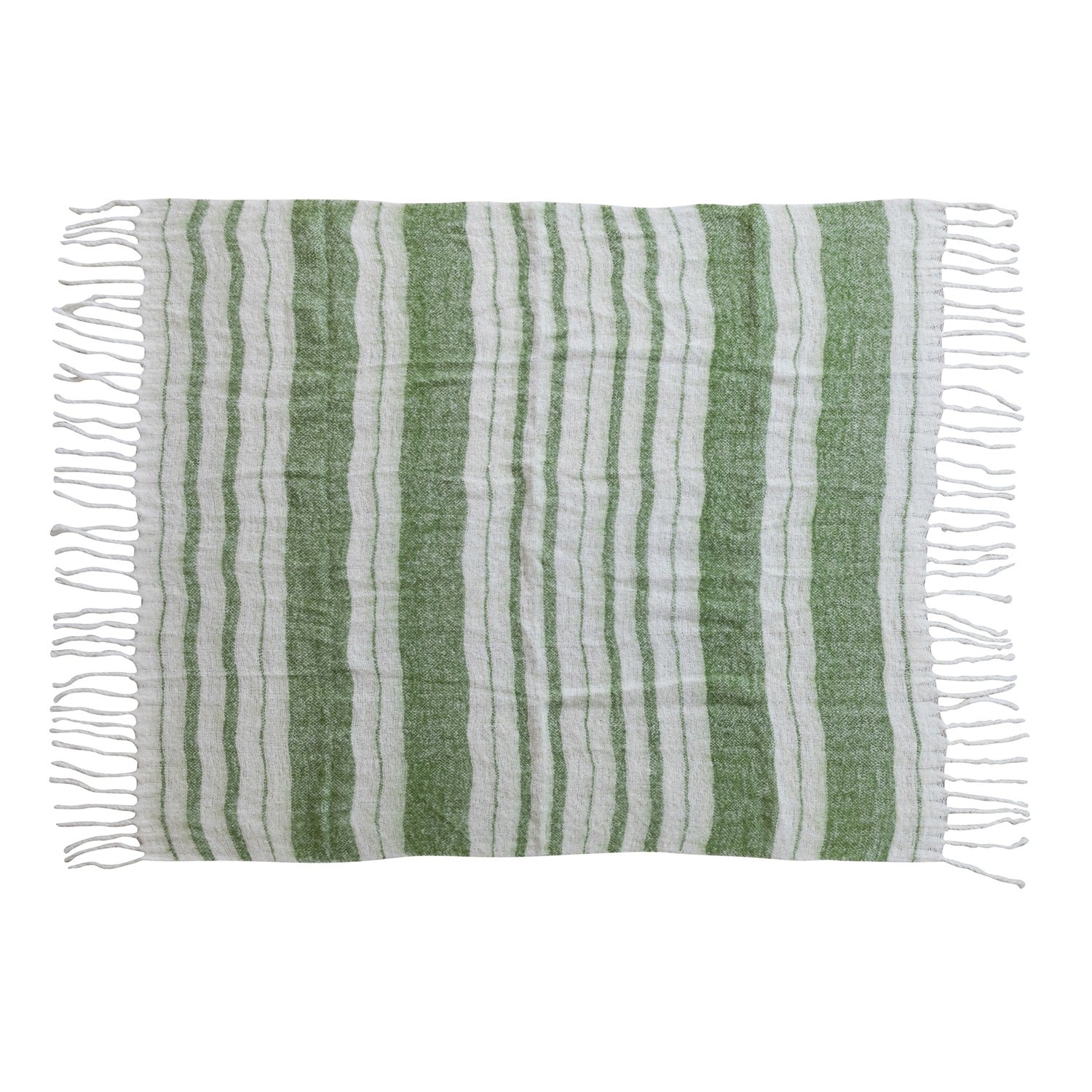 Brushed Acrylic & Wool Throw | Hazel Mazel