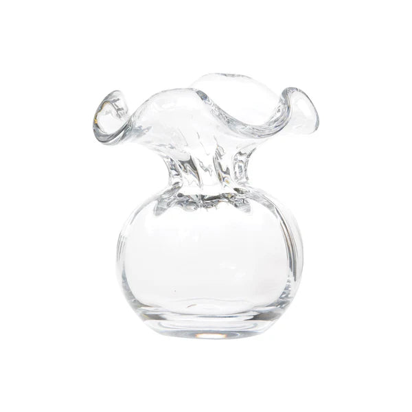 Hibiscus Glass Clear Bud Vase | VIETRI