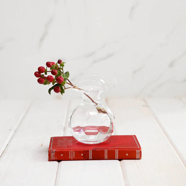 Hibiscus Glass Clear Bud Vase | VIETRI