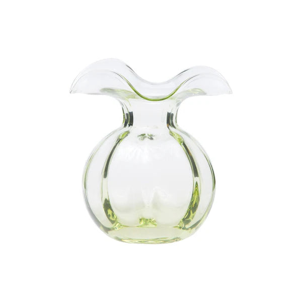 Hibiscus Glass Green Bud Vase | VIETRI
