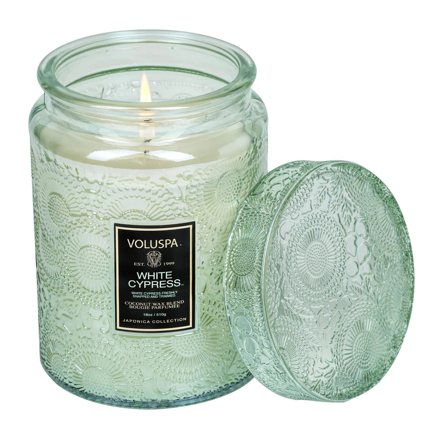 White Cypress Candles | Voluspa