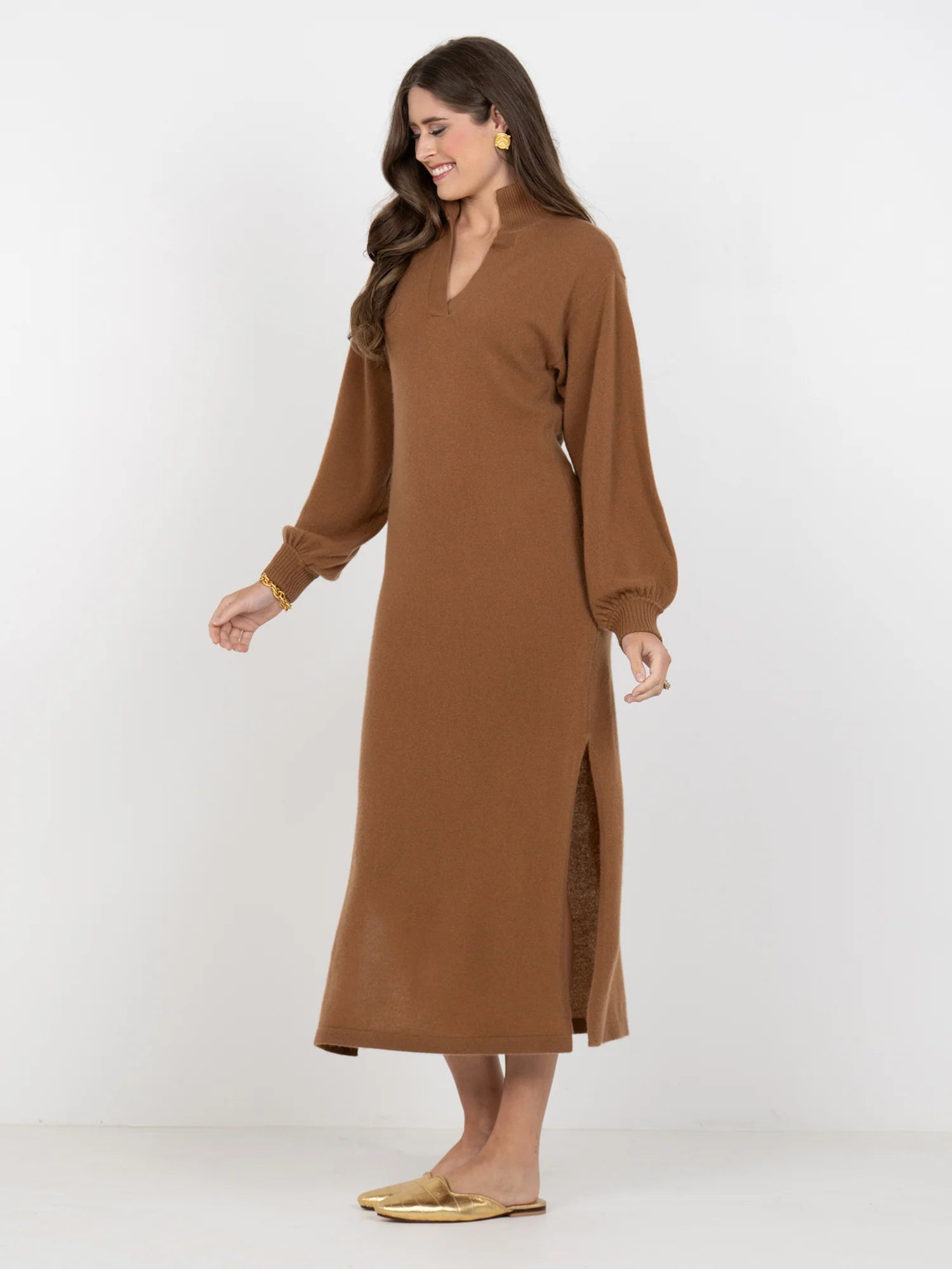 Lolli Maxi - Lion Cashmere | Emily McCarthy