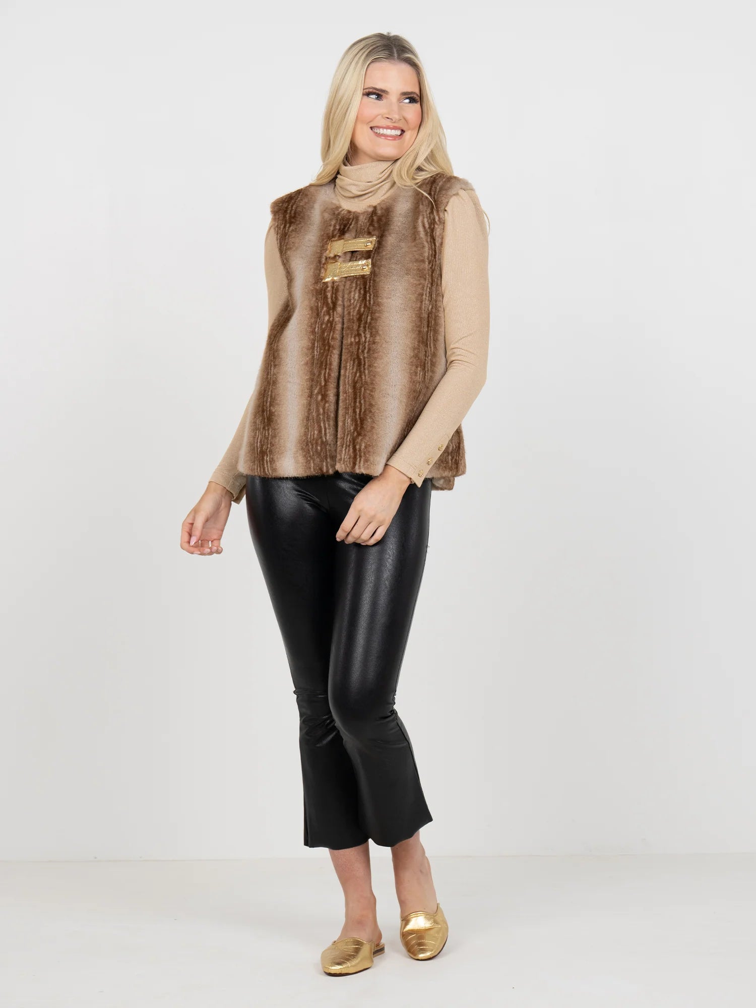 Roxy Vest - Fur | Emily McCarthy