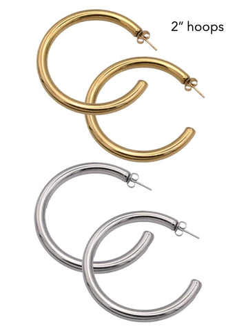 LIFE OF THE PARTY Hoop Earrings | Farrah B
