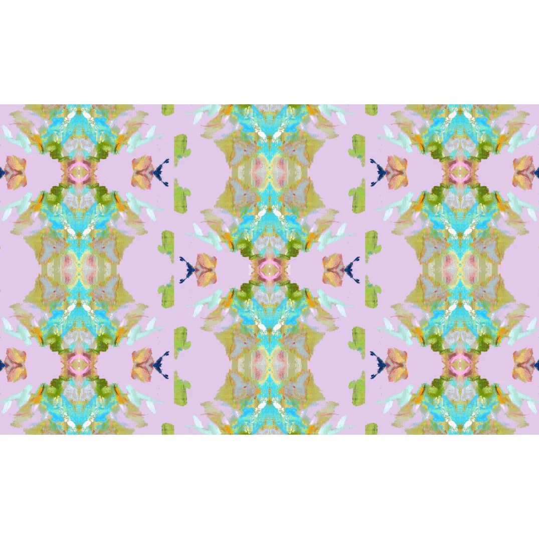 Stained Glass Lavender Floor Mat | Laura Park