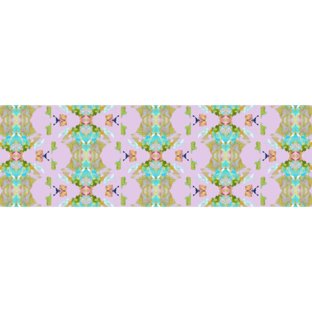 Stained Glass Lavender Floor Mat | Laura Park