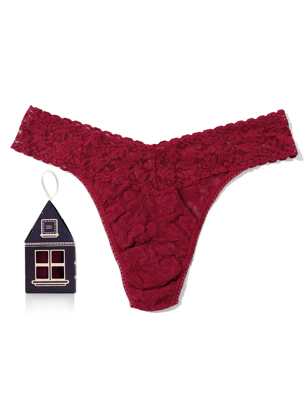 Signature Lace Thong - Gingerbread House | Hanky Panky