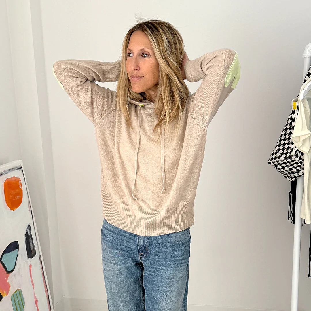 Hoodie Imperfect Heart Sweater | Kerri Rosenthal