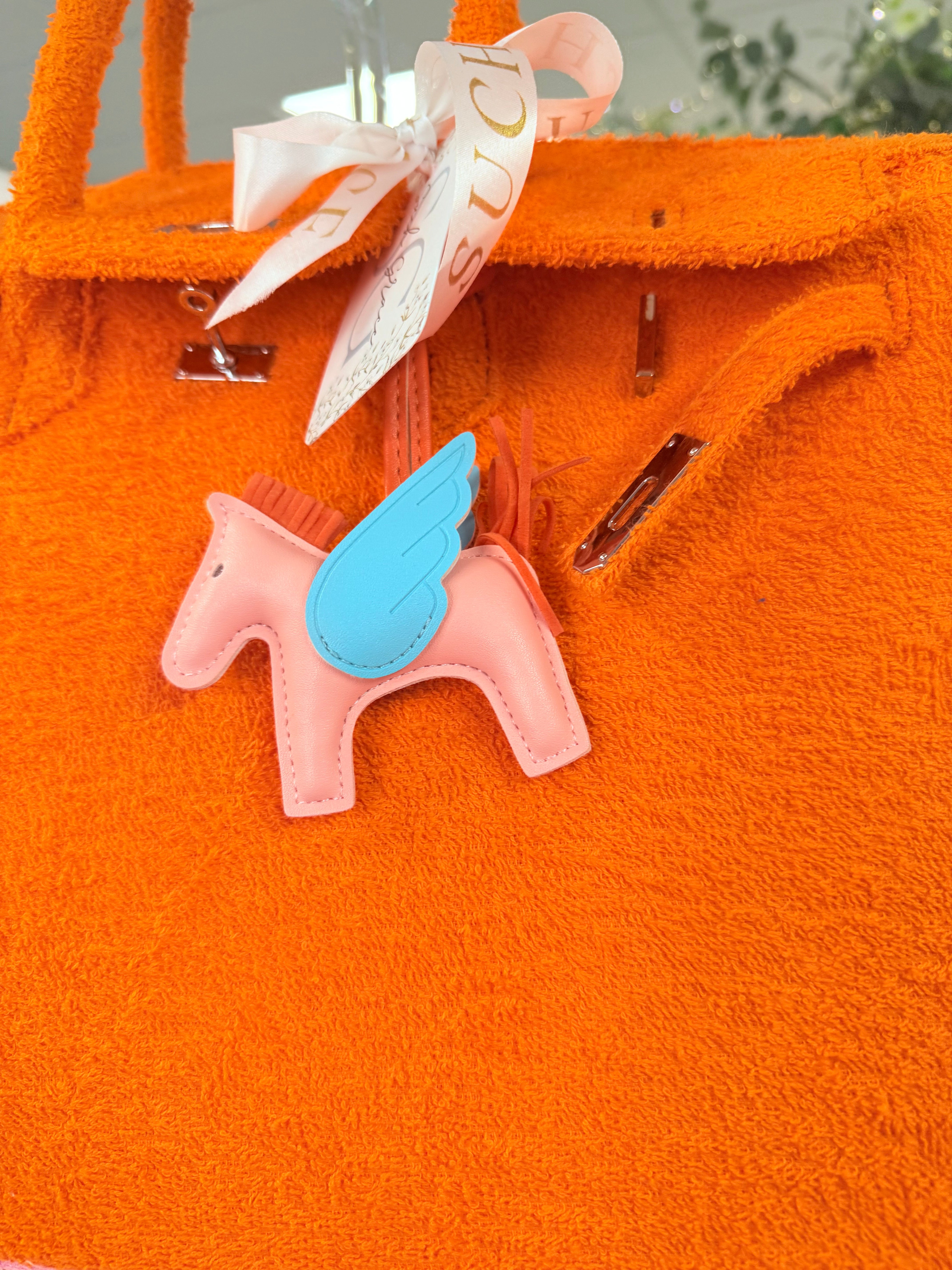 Seaside Terrycloth “B” Tote