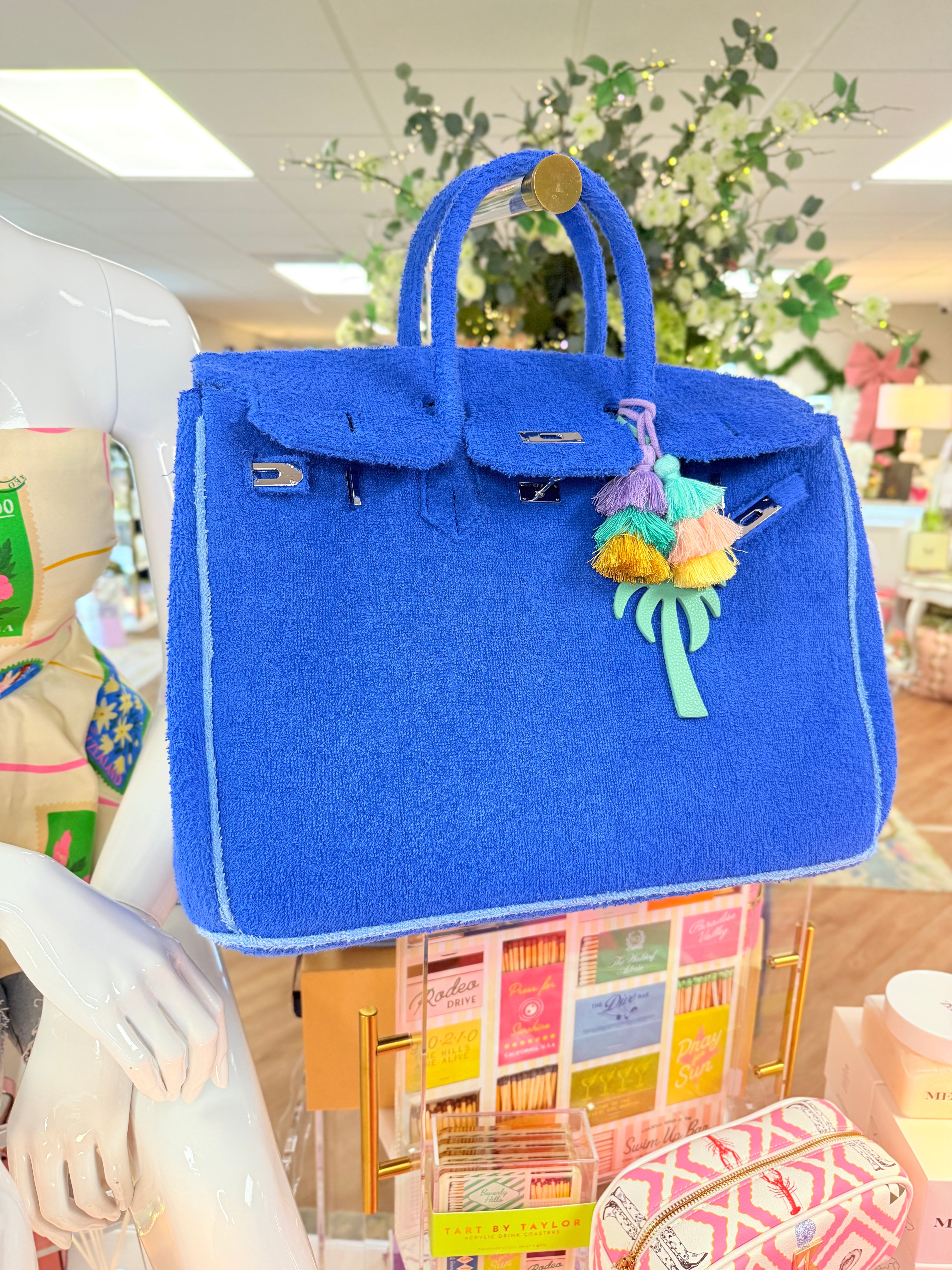 Seaside Terrycloth “B” Tote