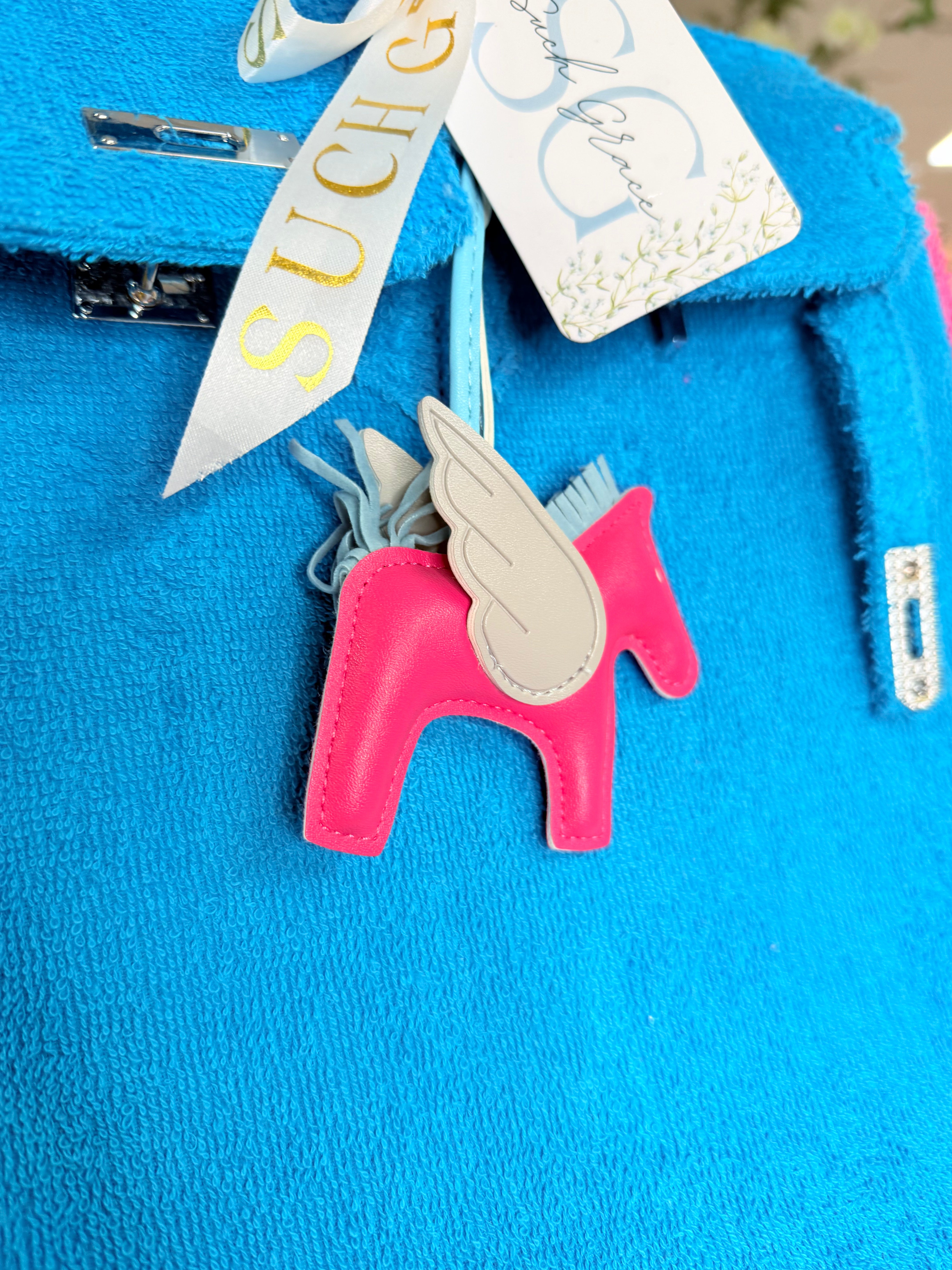 Seaside Terrycloth “B” Tote