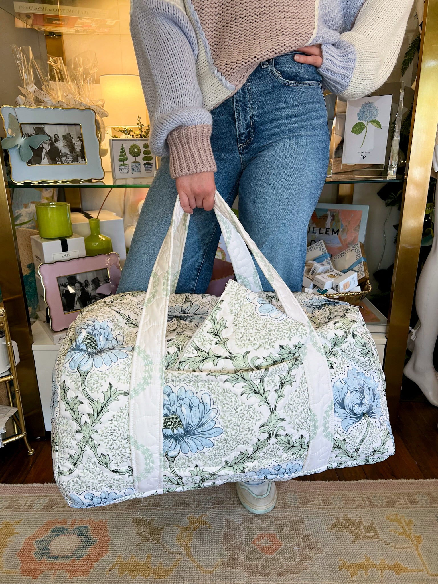 Quilted Duffle Bags | Ida Mae Home