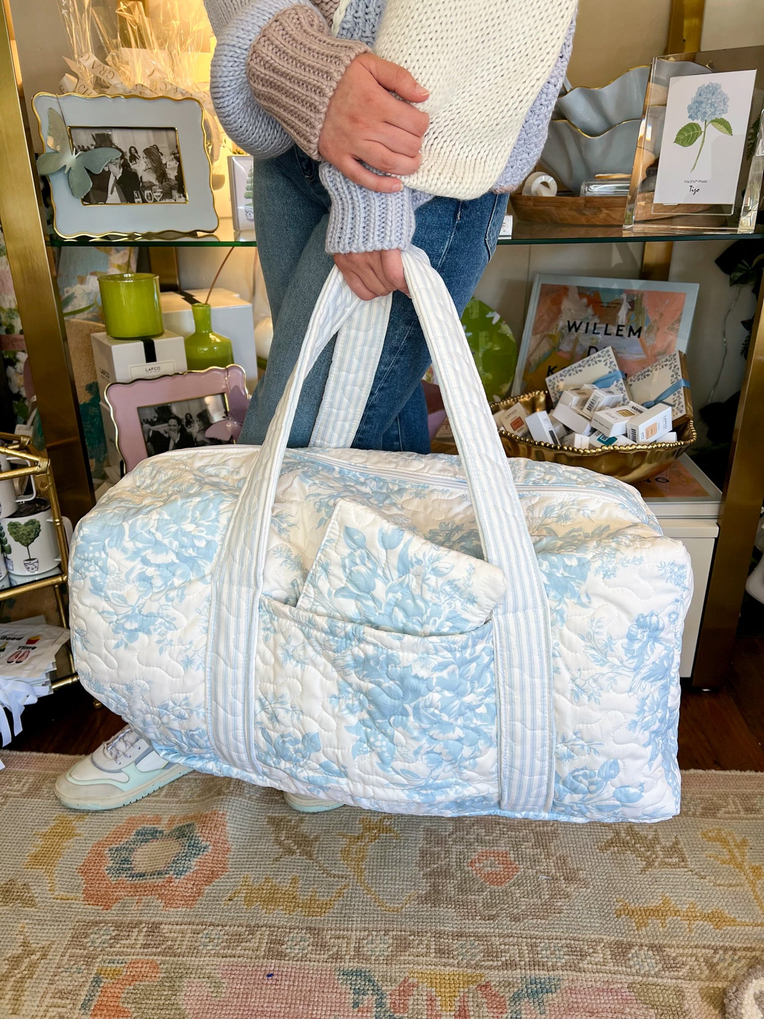 Quilted Duffle Bags | Ida Mae Home