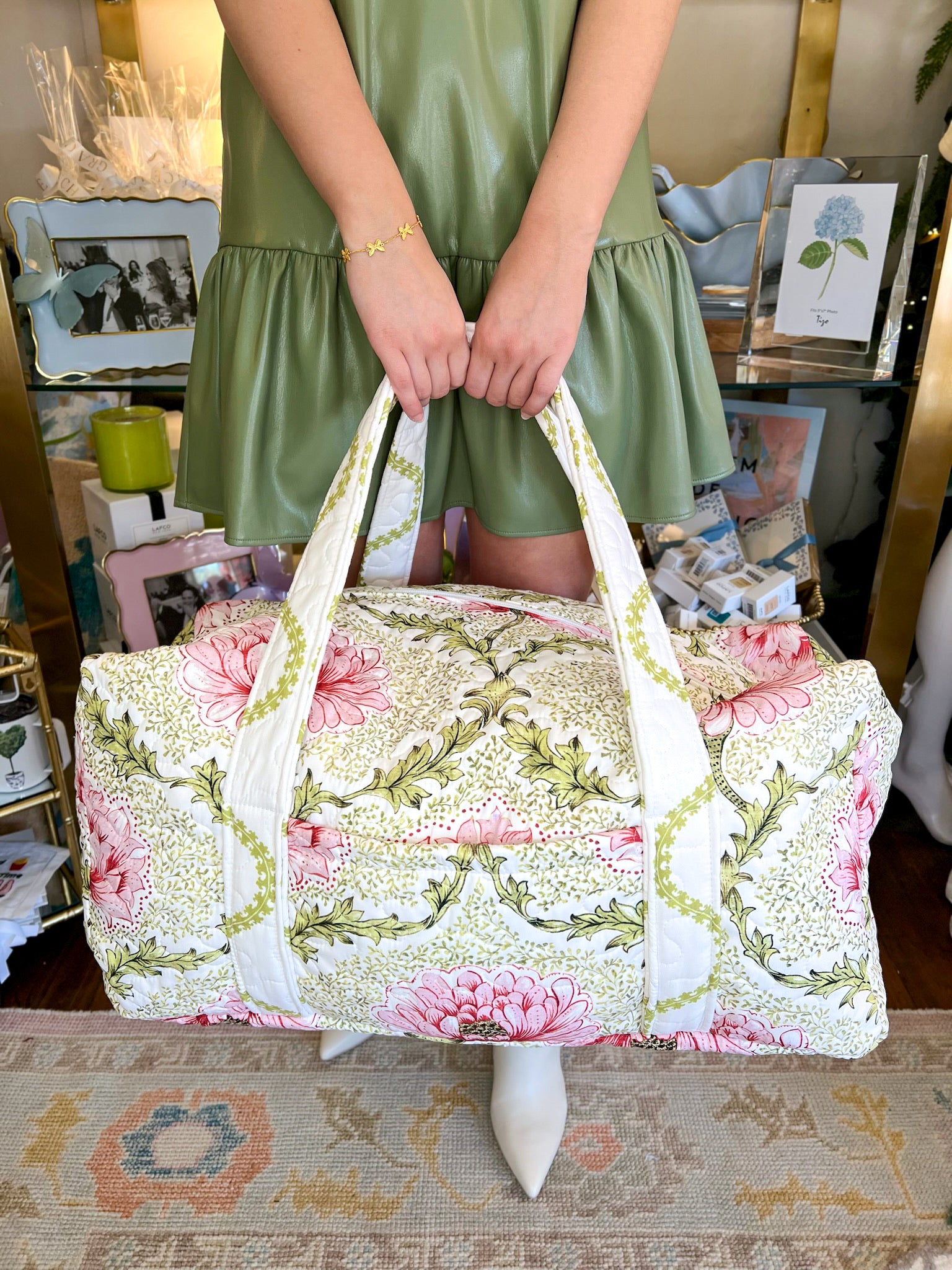 Quilted Duffle Bags | Ida Mae Home