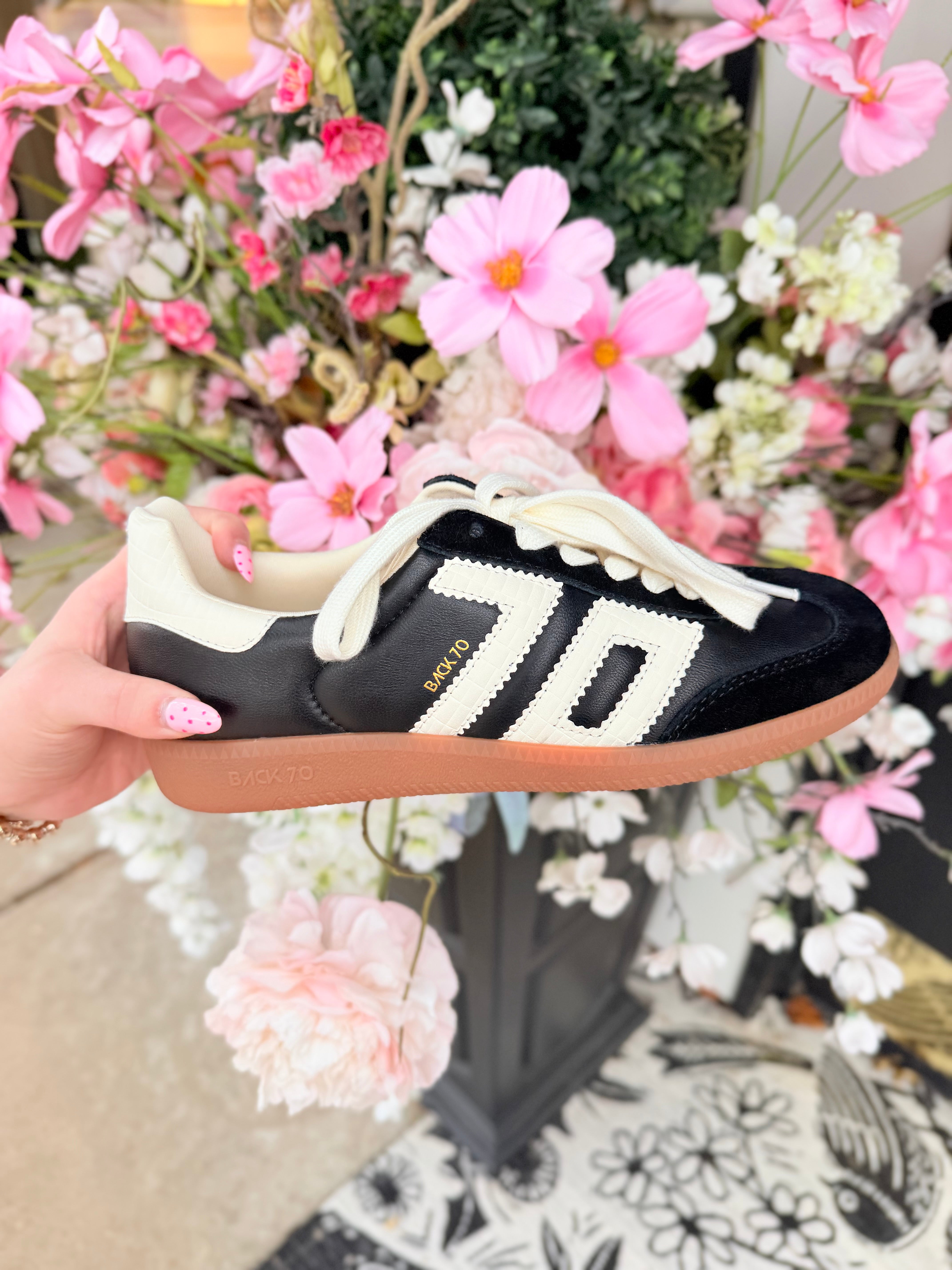Back 70 | Cloud Sneaker - Black Milk