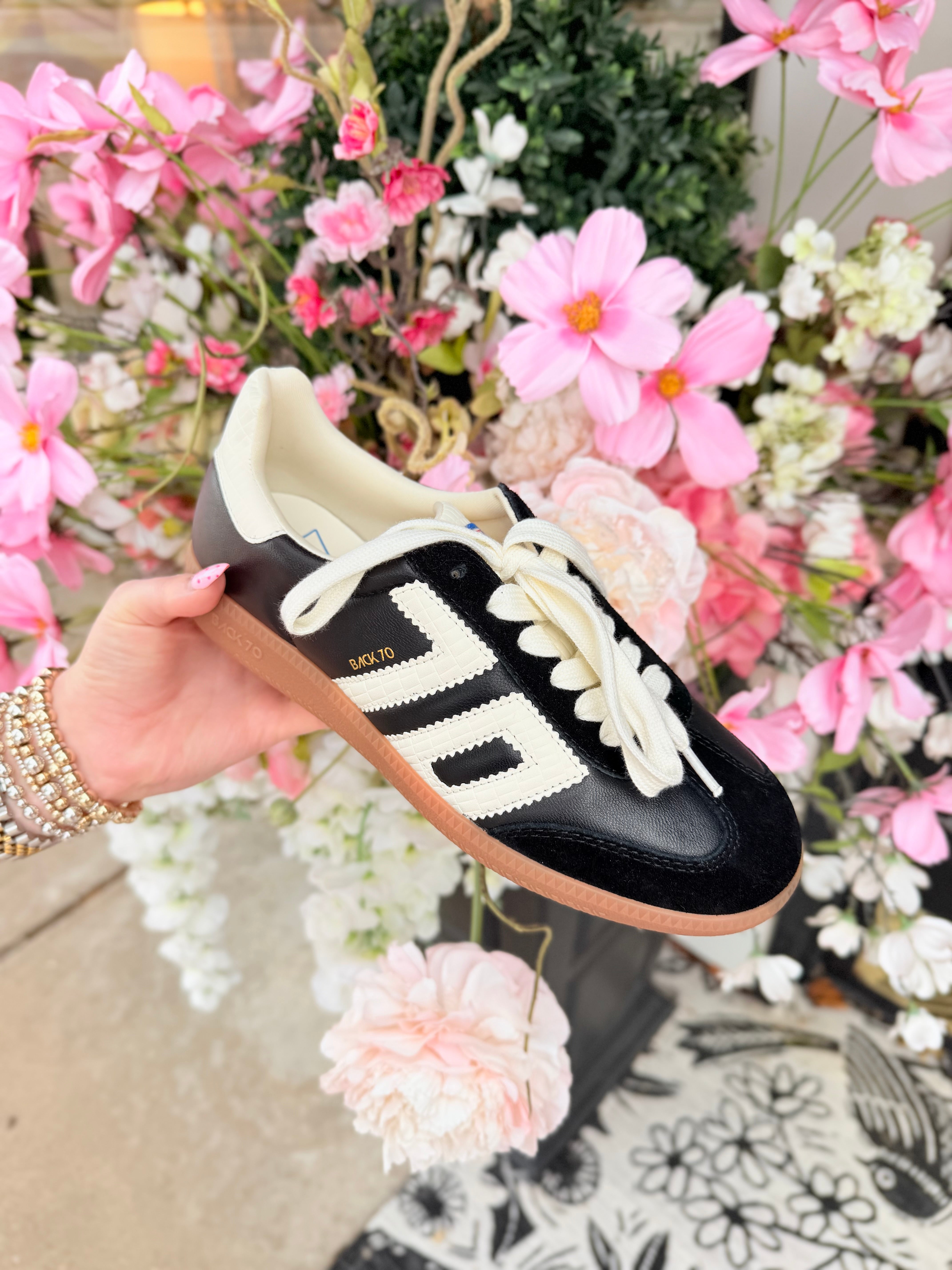 Back 70 | Cloud Sneaker - Black Milk