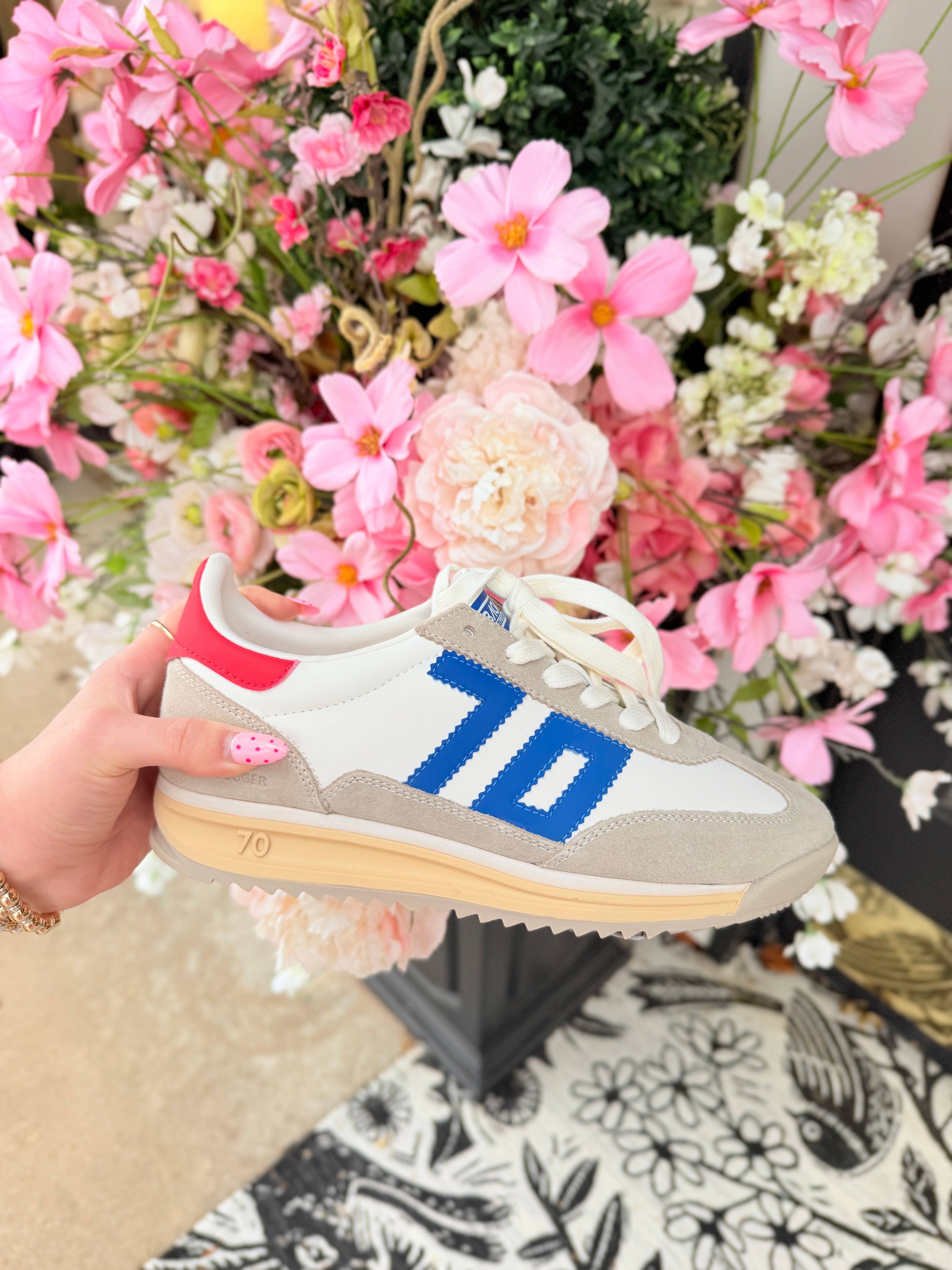 Back 70 | Jogger - White Ice Navy