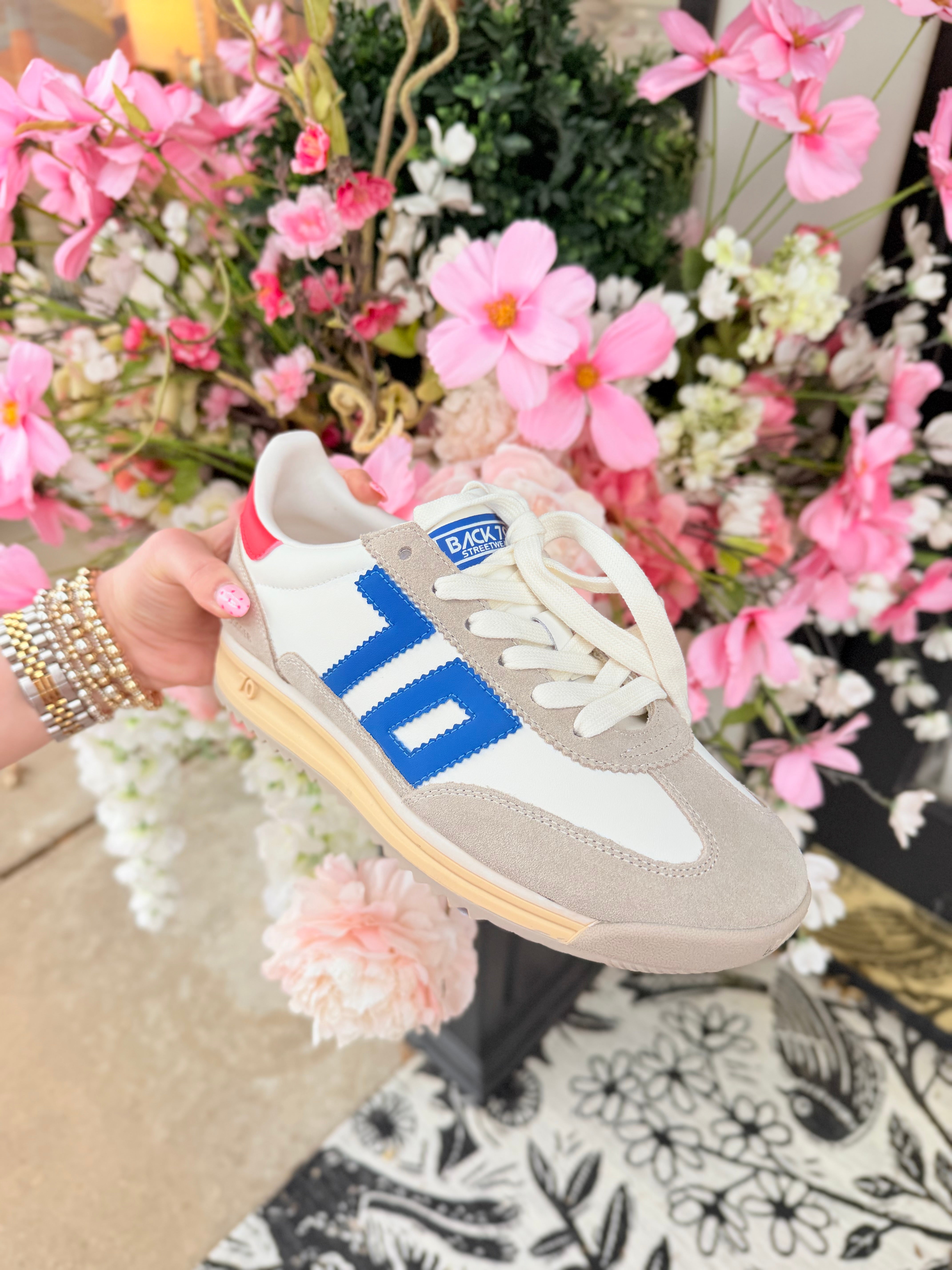Back 70 | Jogger - White Ice Navy