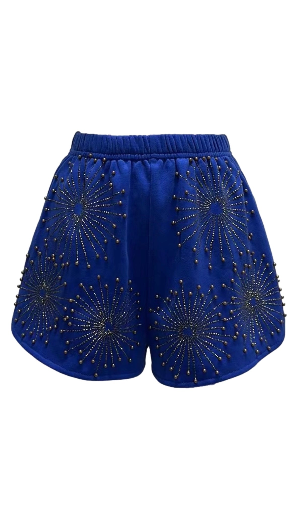 Royal Blue Firework Shorts | Queen of Sparkles